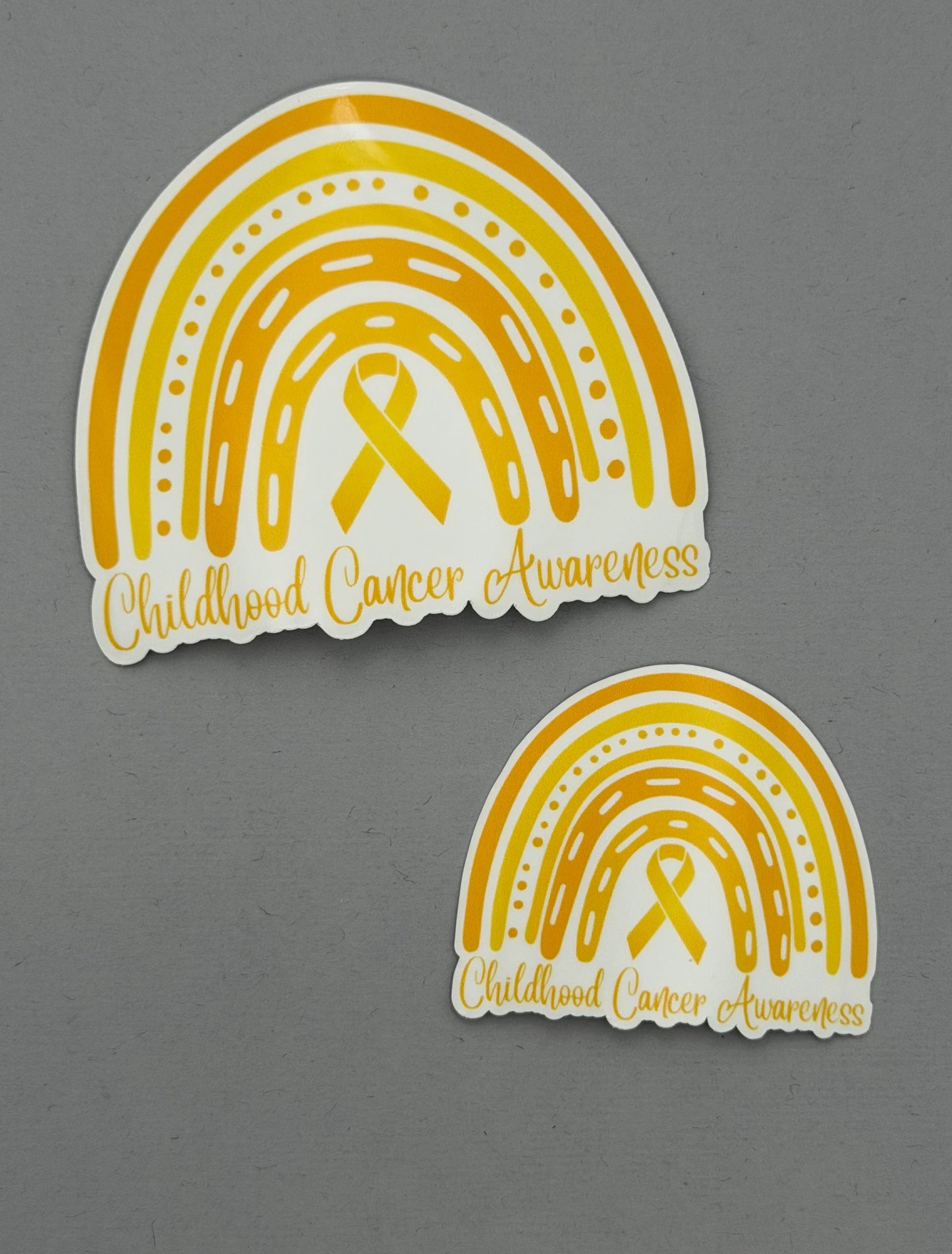 Childhood Cancer Awareness Rainbow Sticker