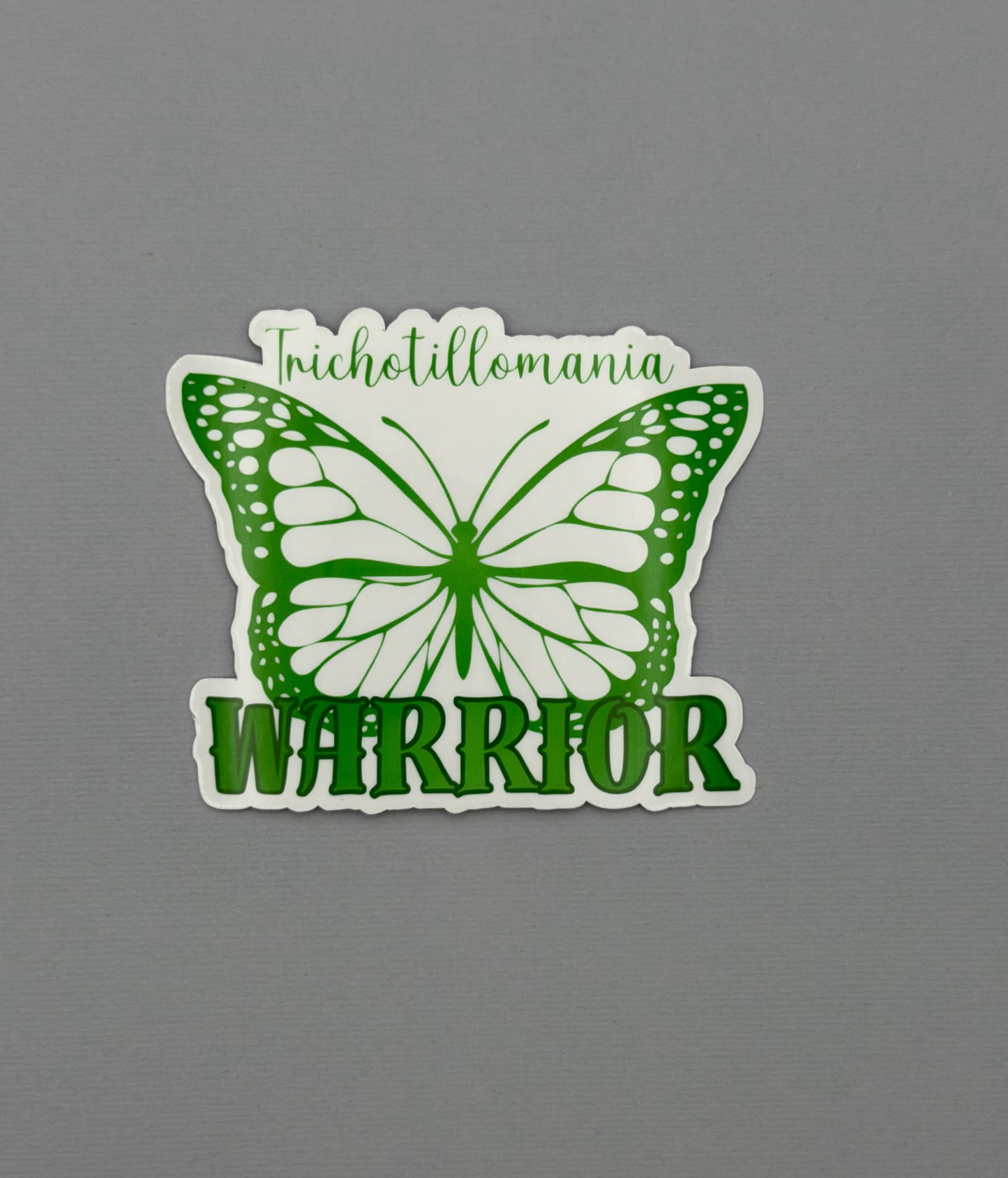 Trichotillomania Warrior Butterfly Sticker or Magnet