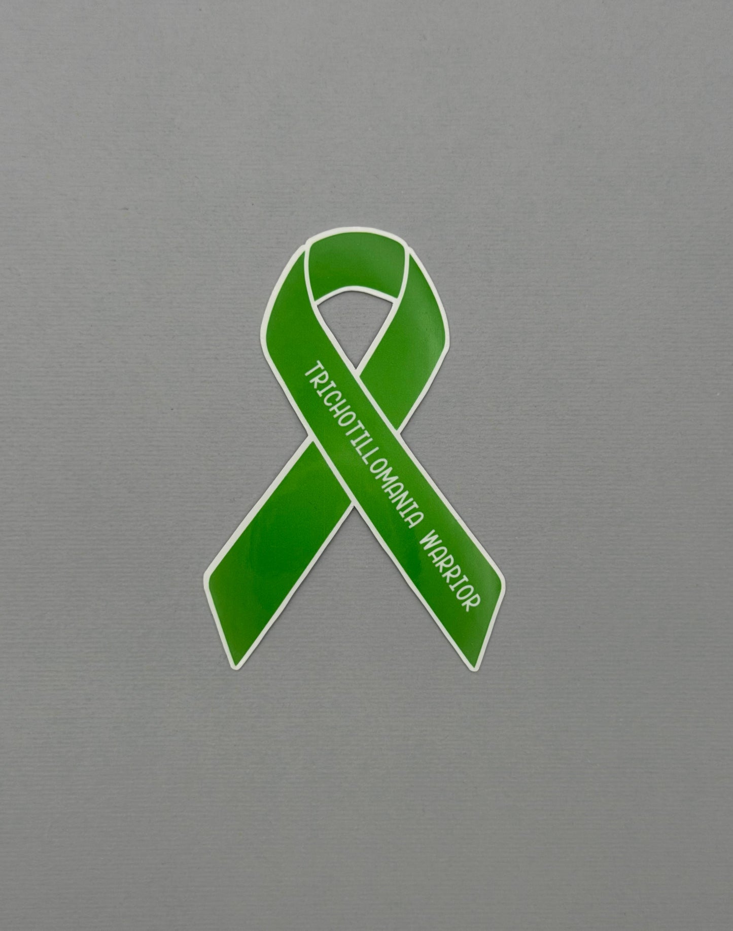 Trichotillomania Warrior Ribbon Sticker or Magnet