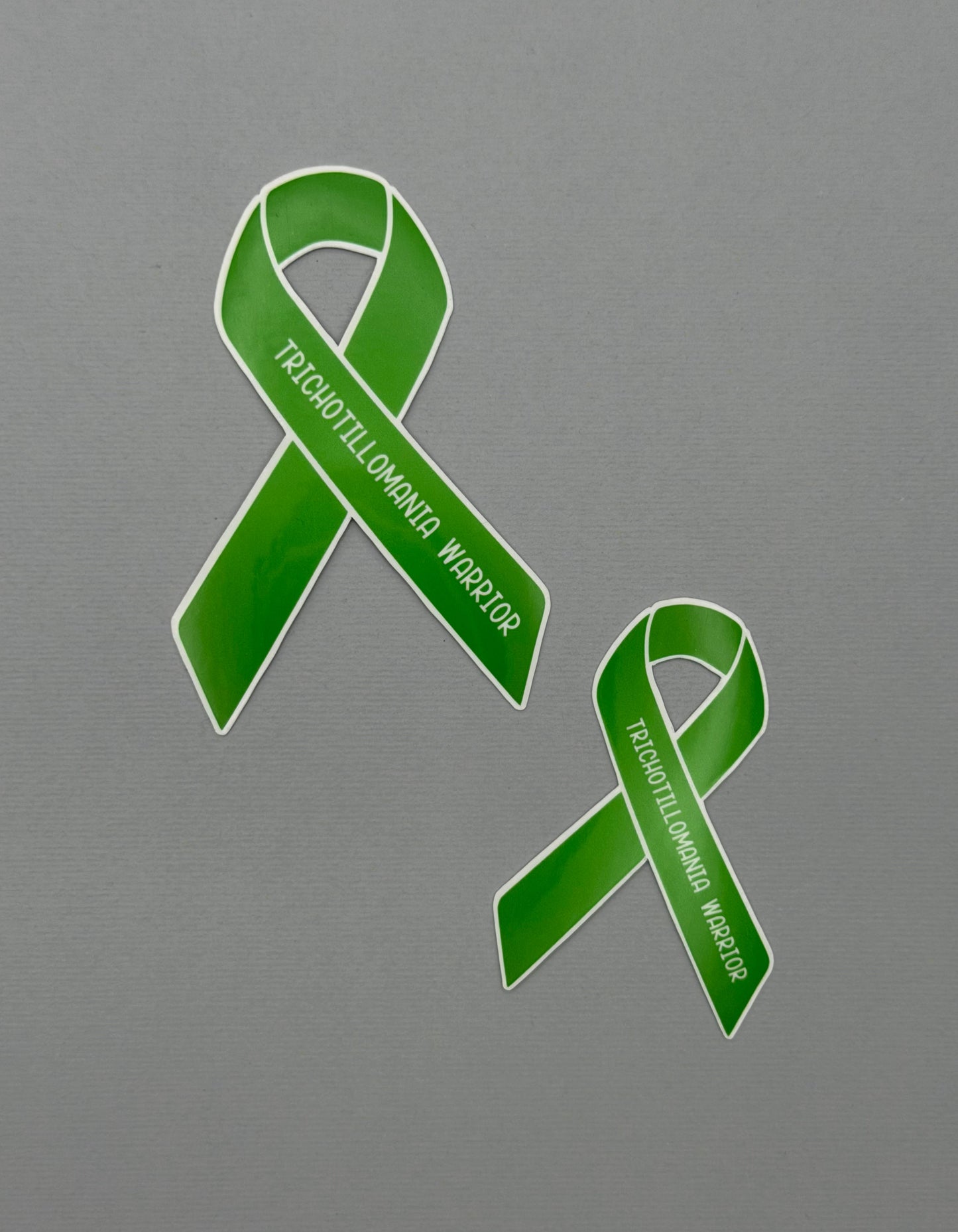 Trichotillomania Warrior Ribbon Sticker or Magnet