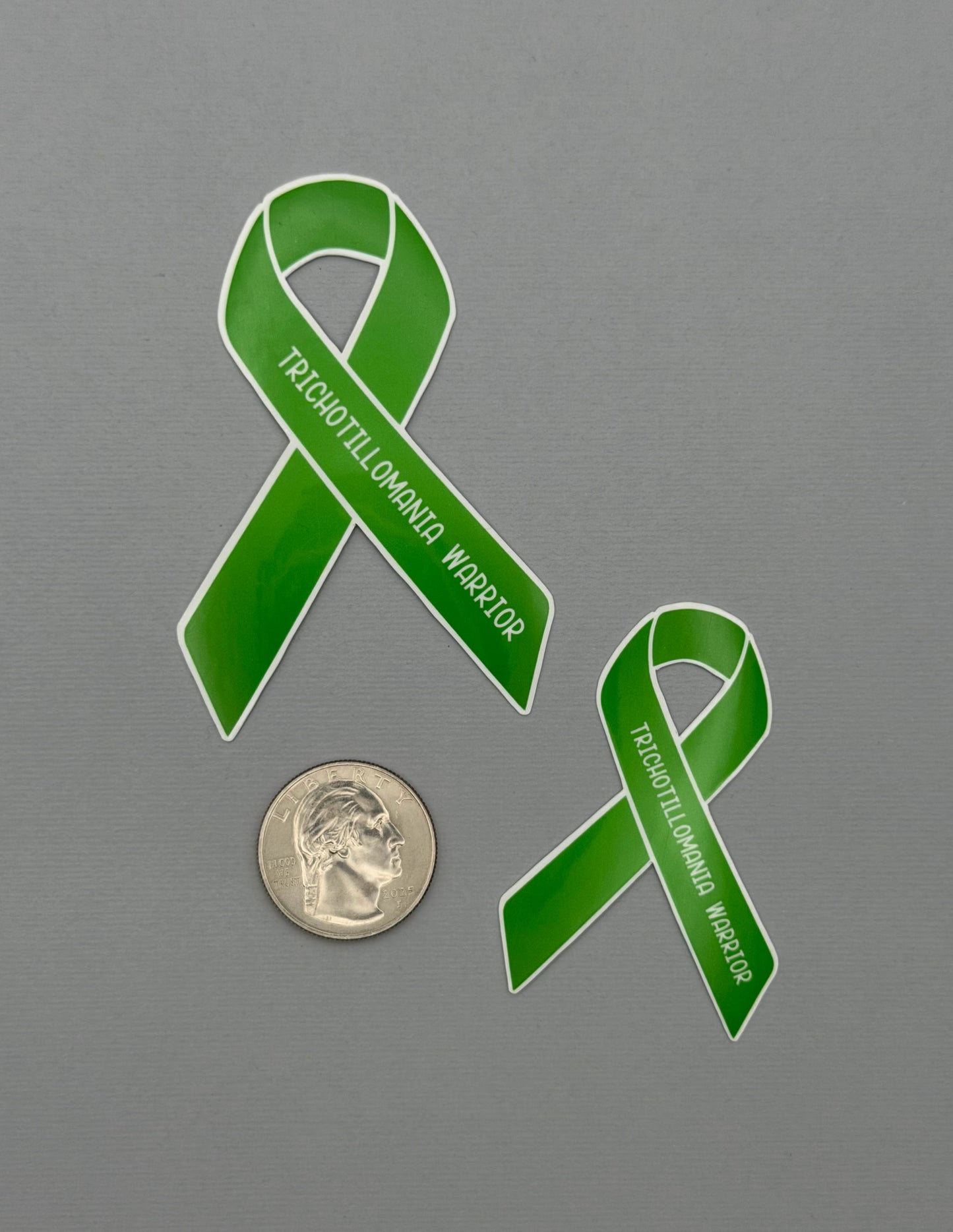 Trichotillomania Warrior Ribbon Sticker or Magnet