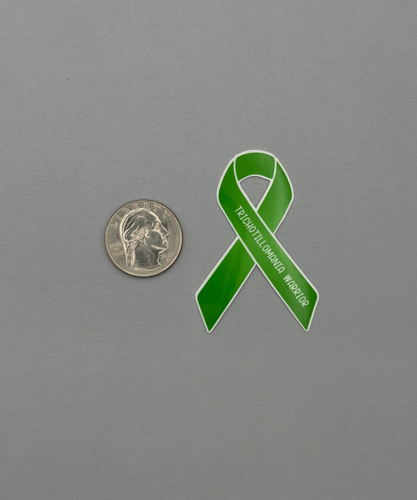 Trichotillomania Warrior Ribbon Sticker or Magnet