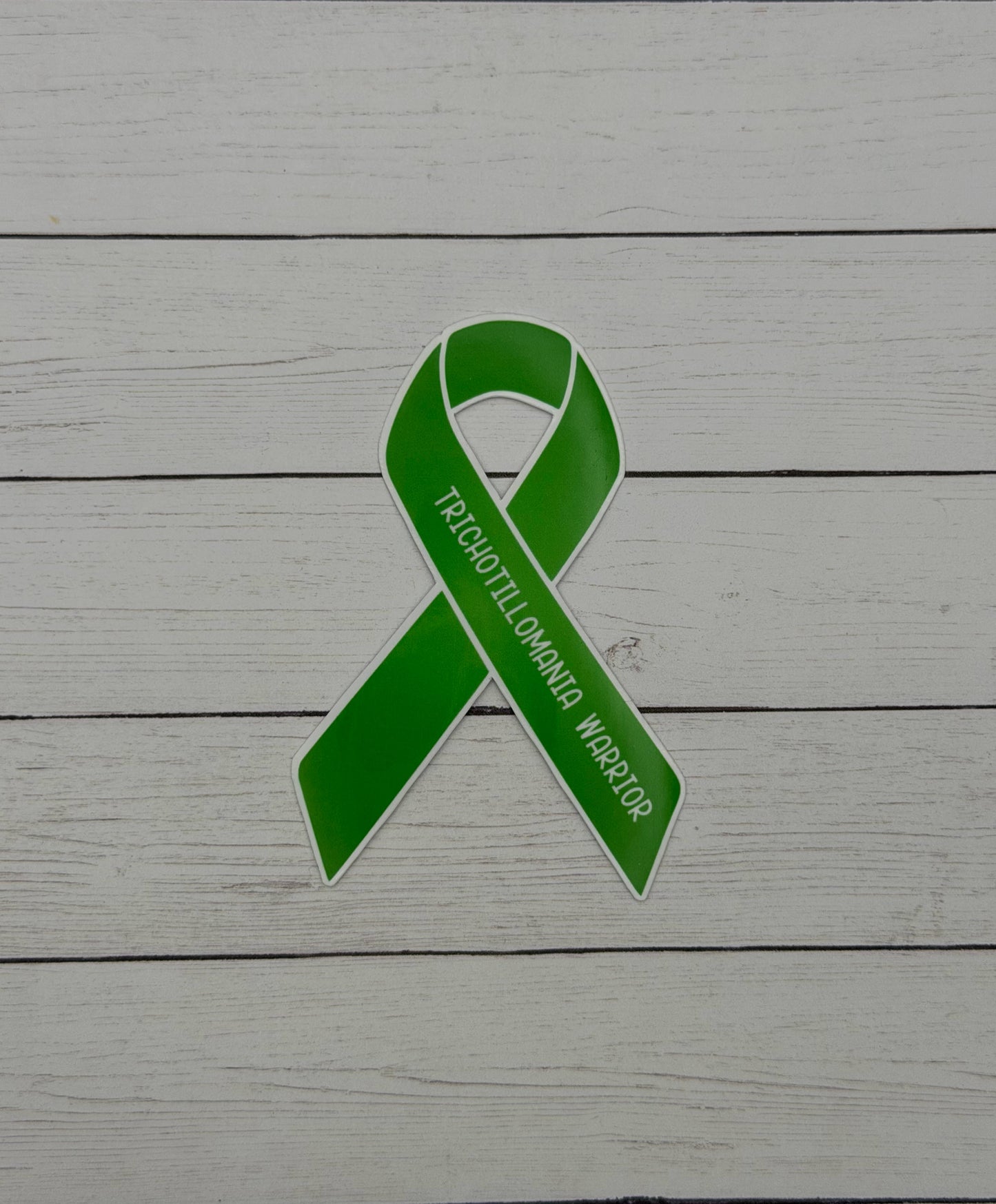 Trichotillomania Warrior Ribbon Sticker or Magnet