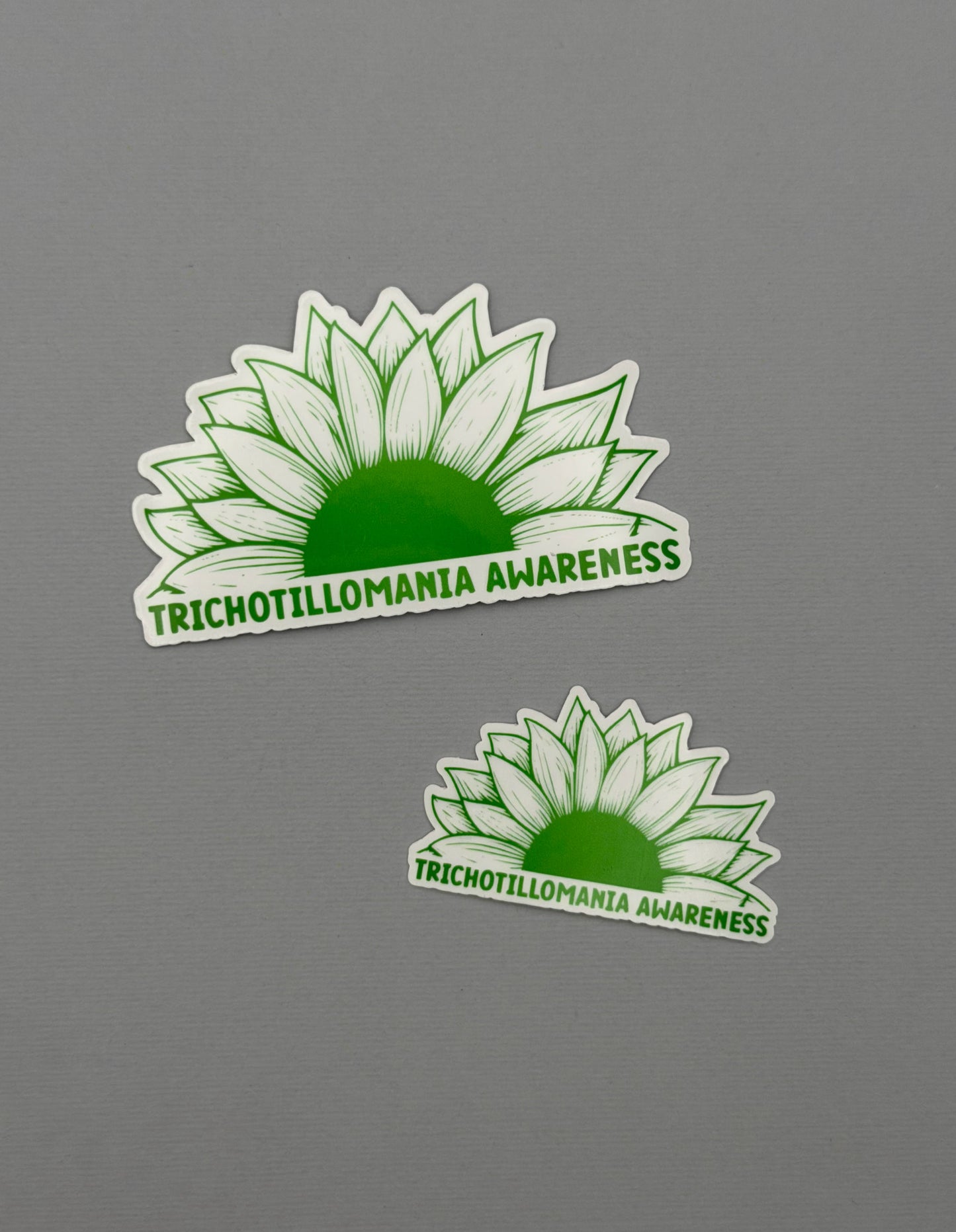 Trichotillomania Awareness Sunflower Sticker or Magnet
