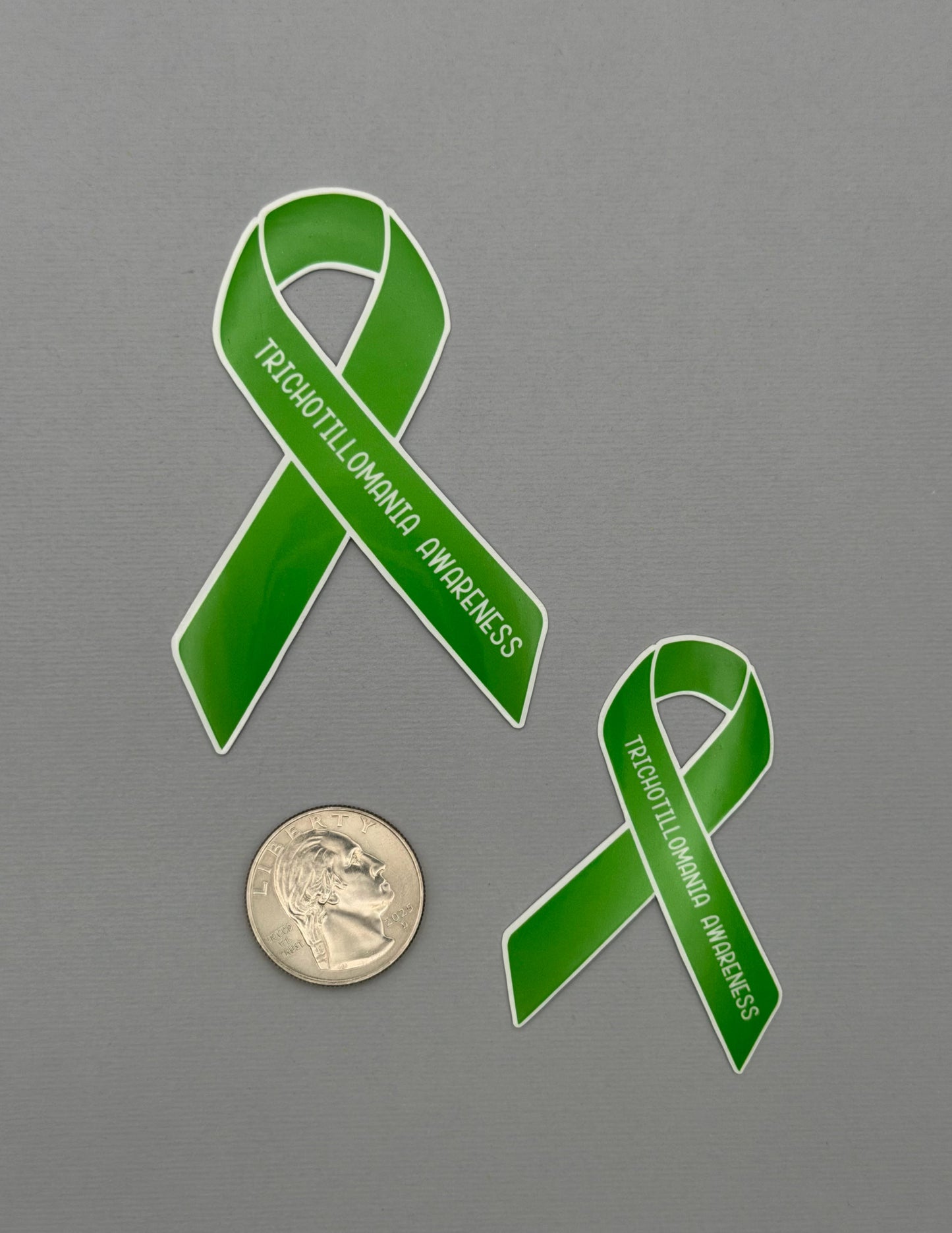 Trichotillomania Awareness Ribbon Sticker or Magnet