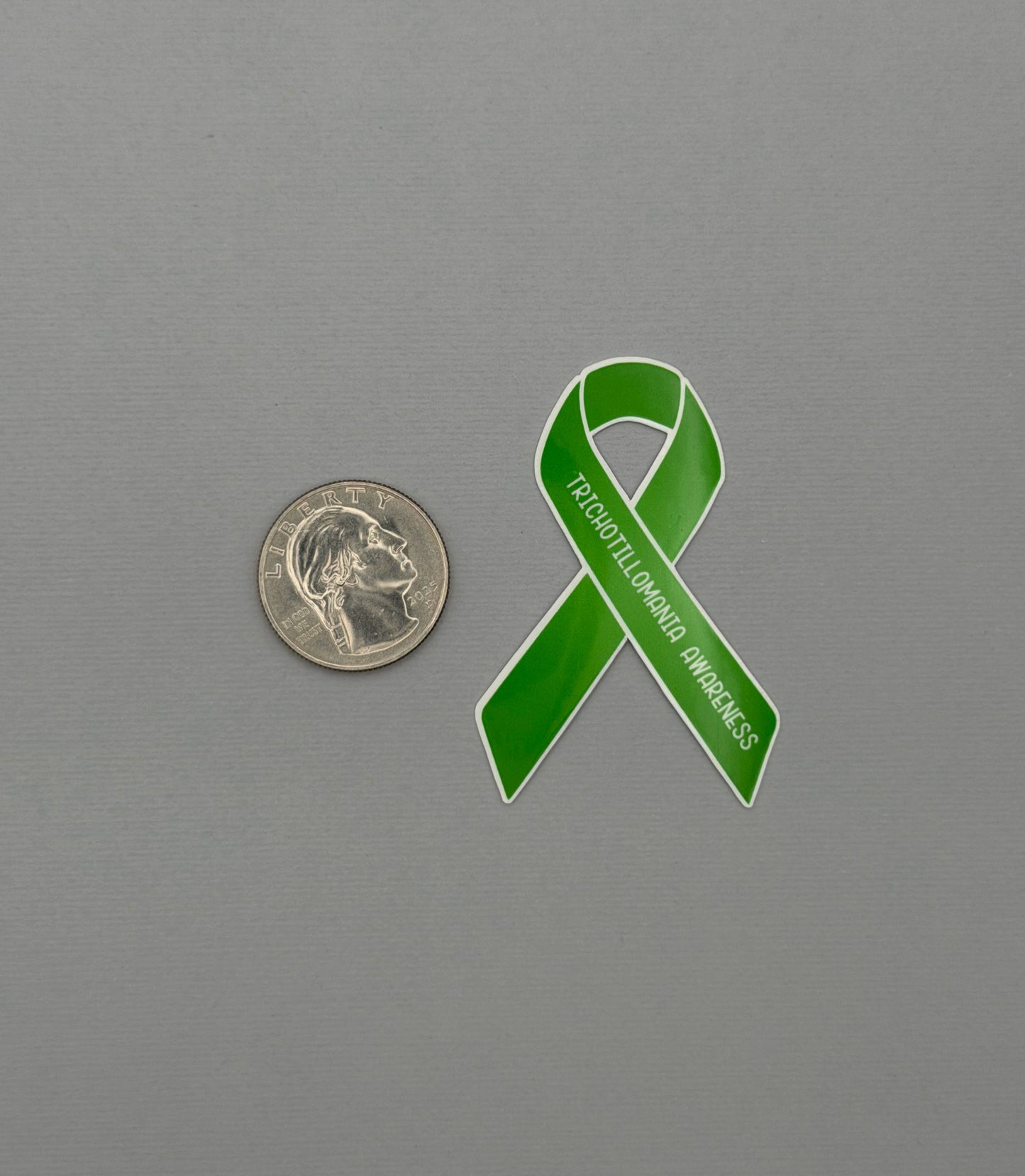 Trichotillomania Awareness Ribbon Sticker or Magnet