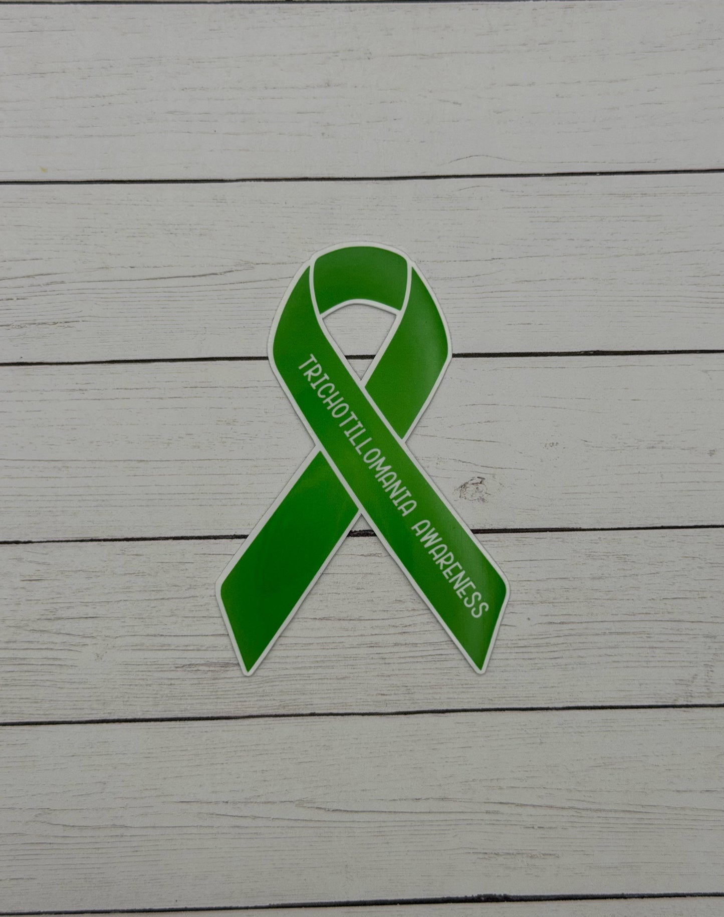 Trichotillomania Awareness Ribbon Sticker or Magnet