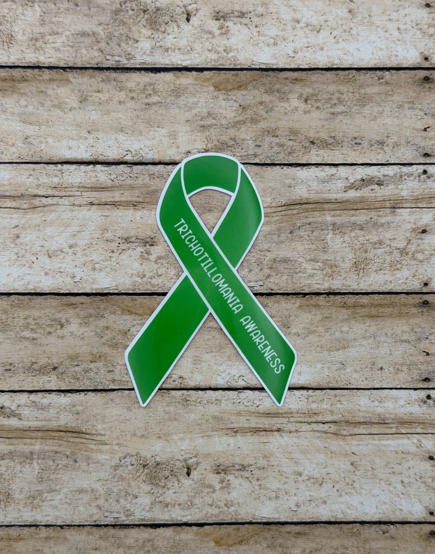 Trichotillomania Awareness Ribbon Sticker or Magnet