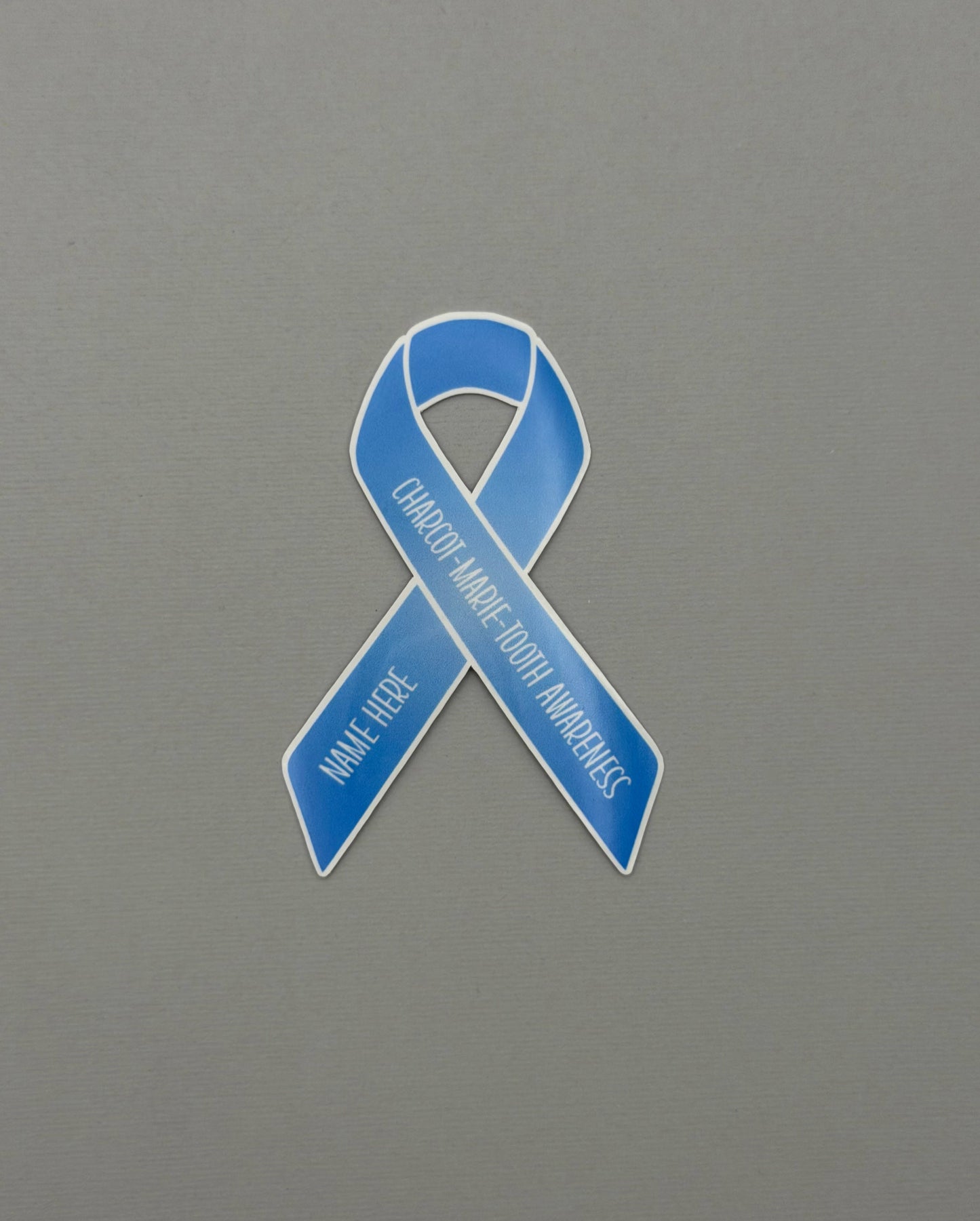 Charcot-Marie-Tooth Awareness Custom Ribbon Sticker or Magnet