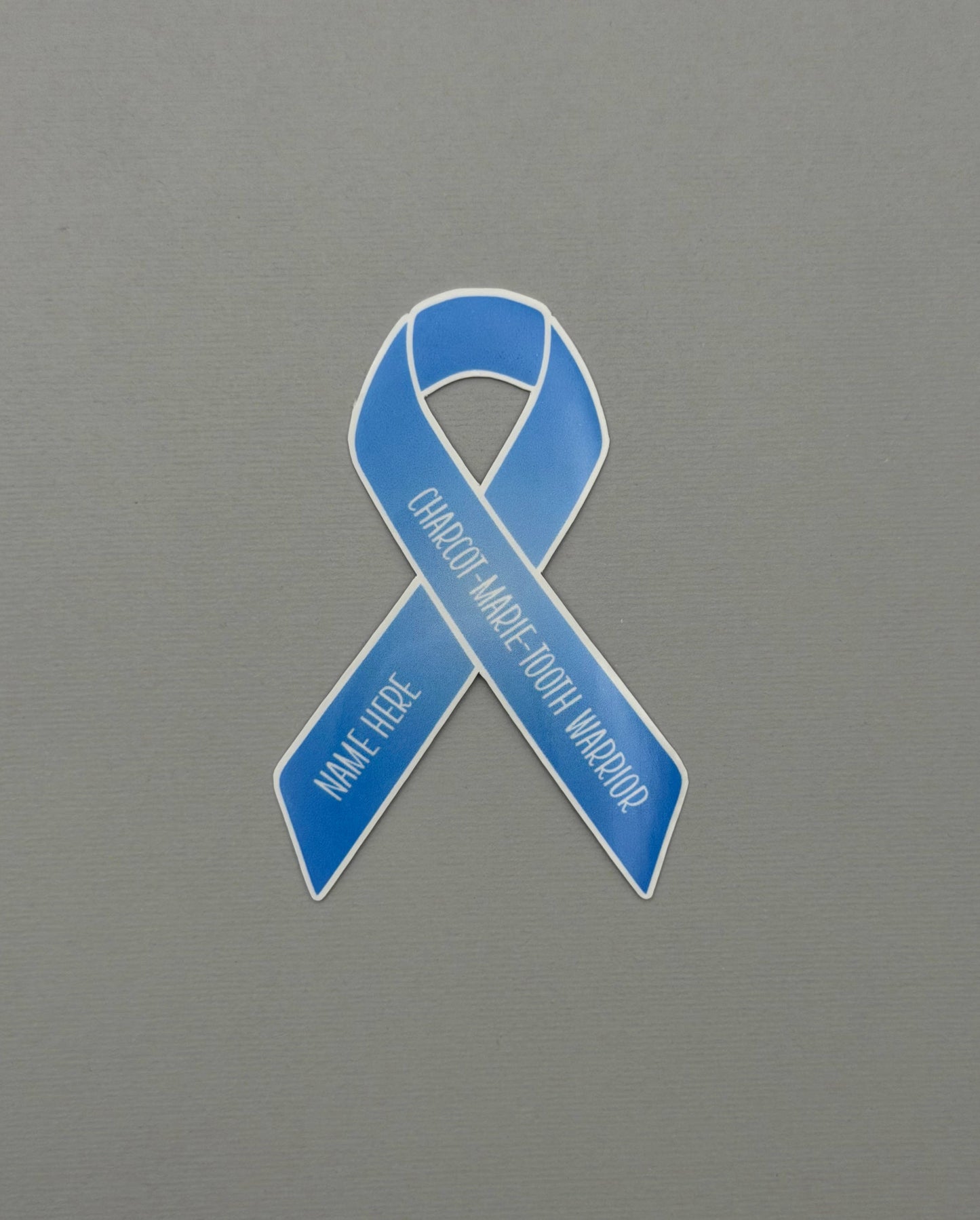 Charcot-Marie-Tooth Warrior Custom Ribbon Sticker or Magnet