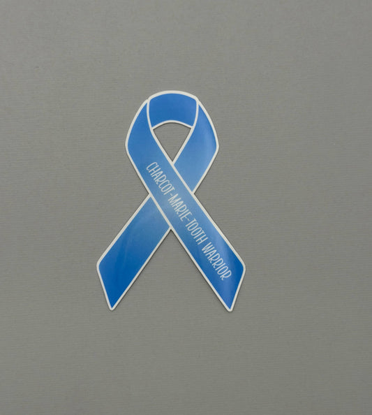 Charcot-Marie-Tooth Warrior Ribbon Sticker or Magnet
