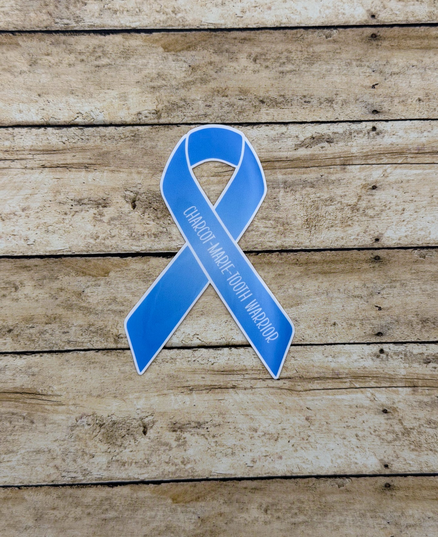Charcot-Marie-Tooth Warrior Ribbon Sticker or Magnet