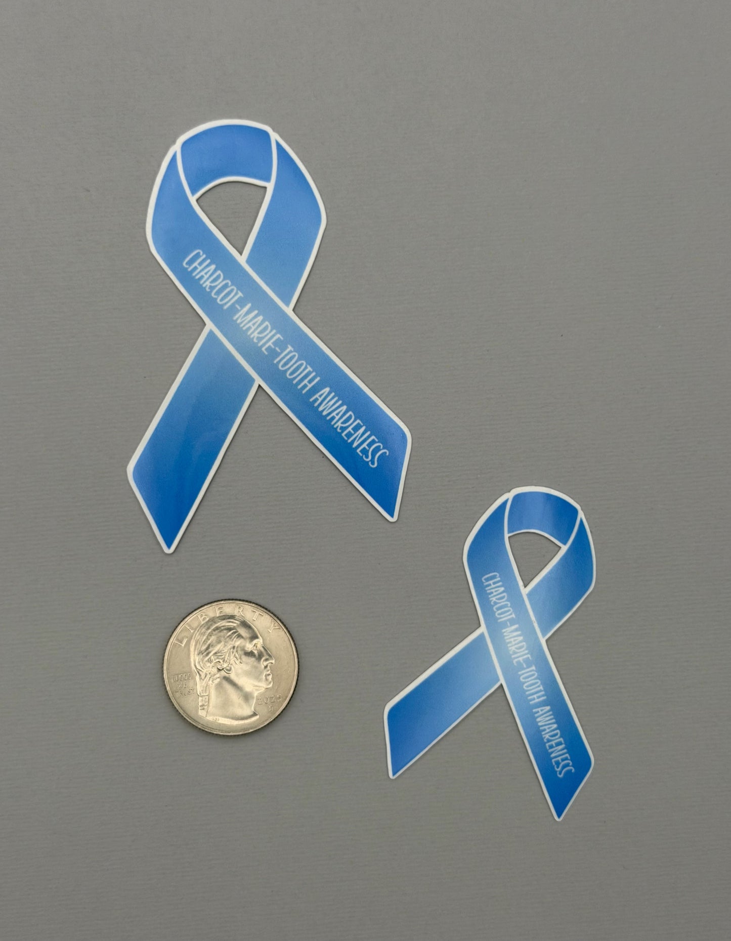 Charcot-Marie-Tooth Awareness Ribbon Sticker or Magnet