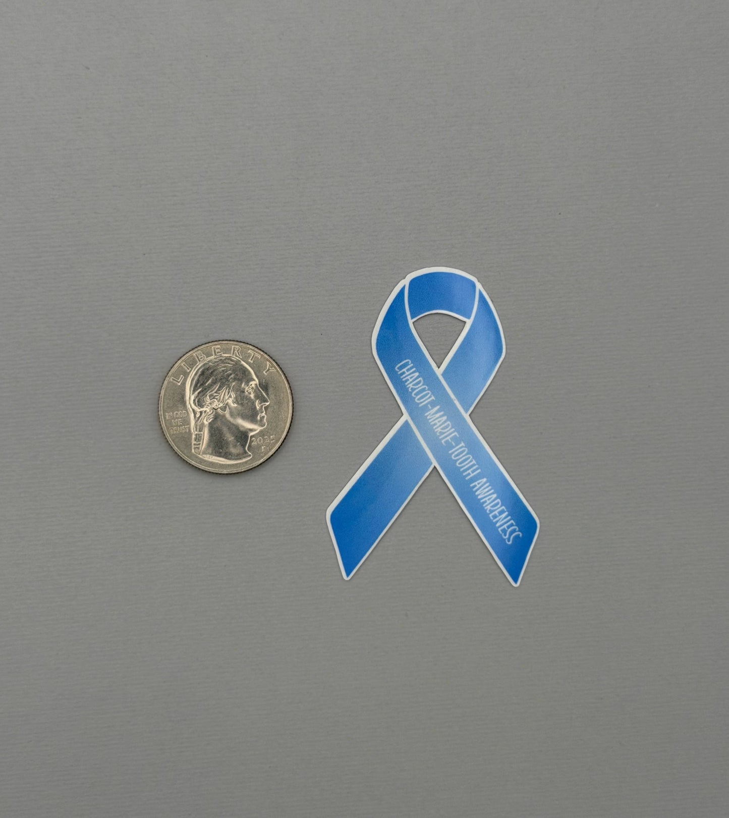 Charcot-Marie-Tooth Awareness Ribbon Sticker or Magnet