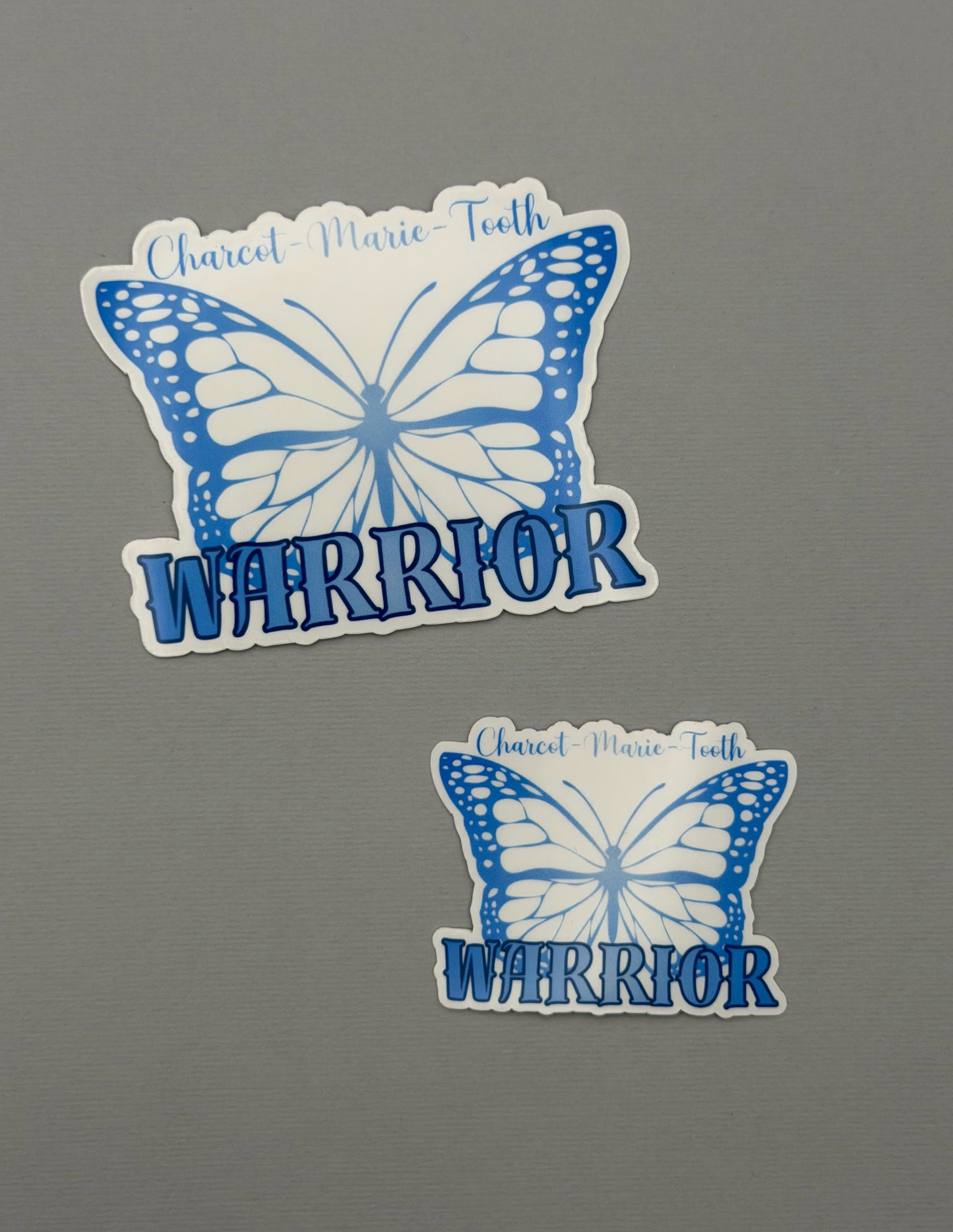 Charcot-Marie-Tooth Warrior Butterfly Sticker or Magnet