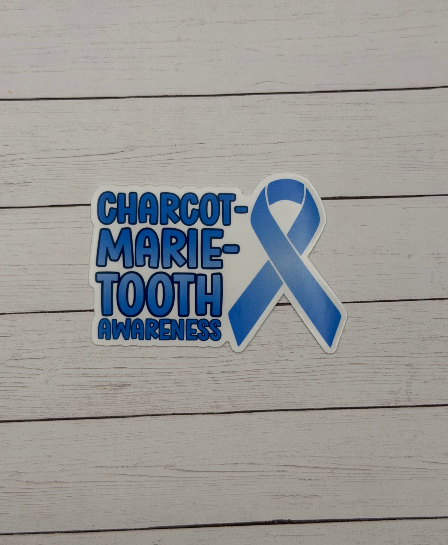 Charcot-Marie-Tooth Awareness with Ribbon Sticker or Magnet