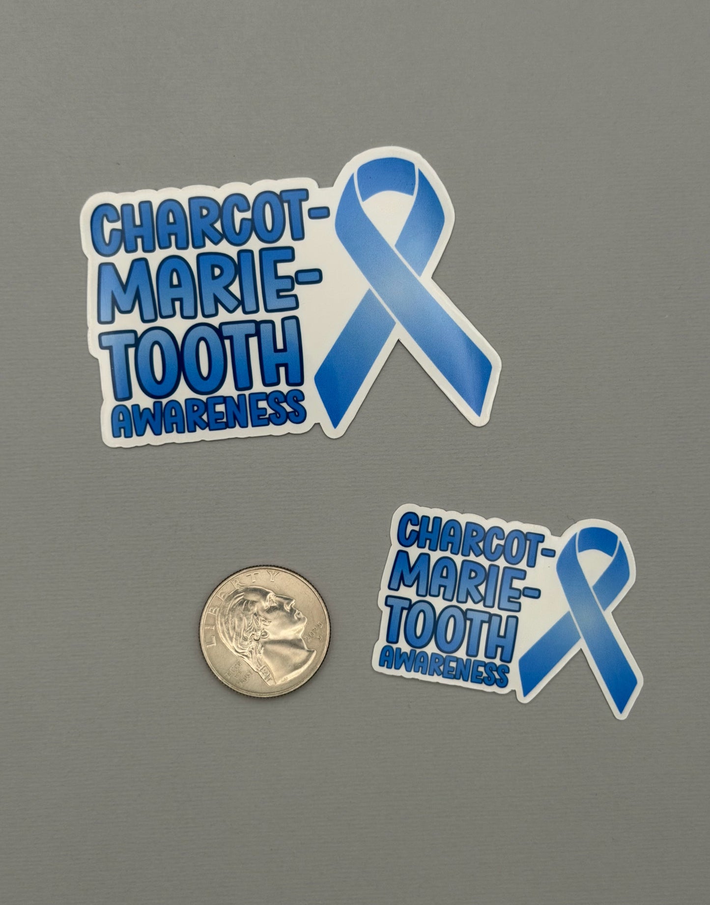 Charcot-Marie-Tooth Awareness with Ribbon Sticker or Magnet