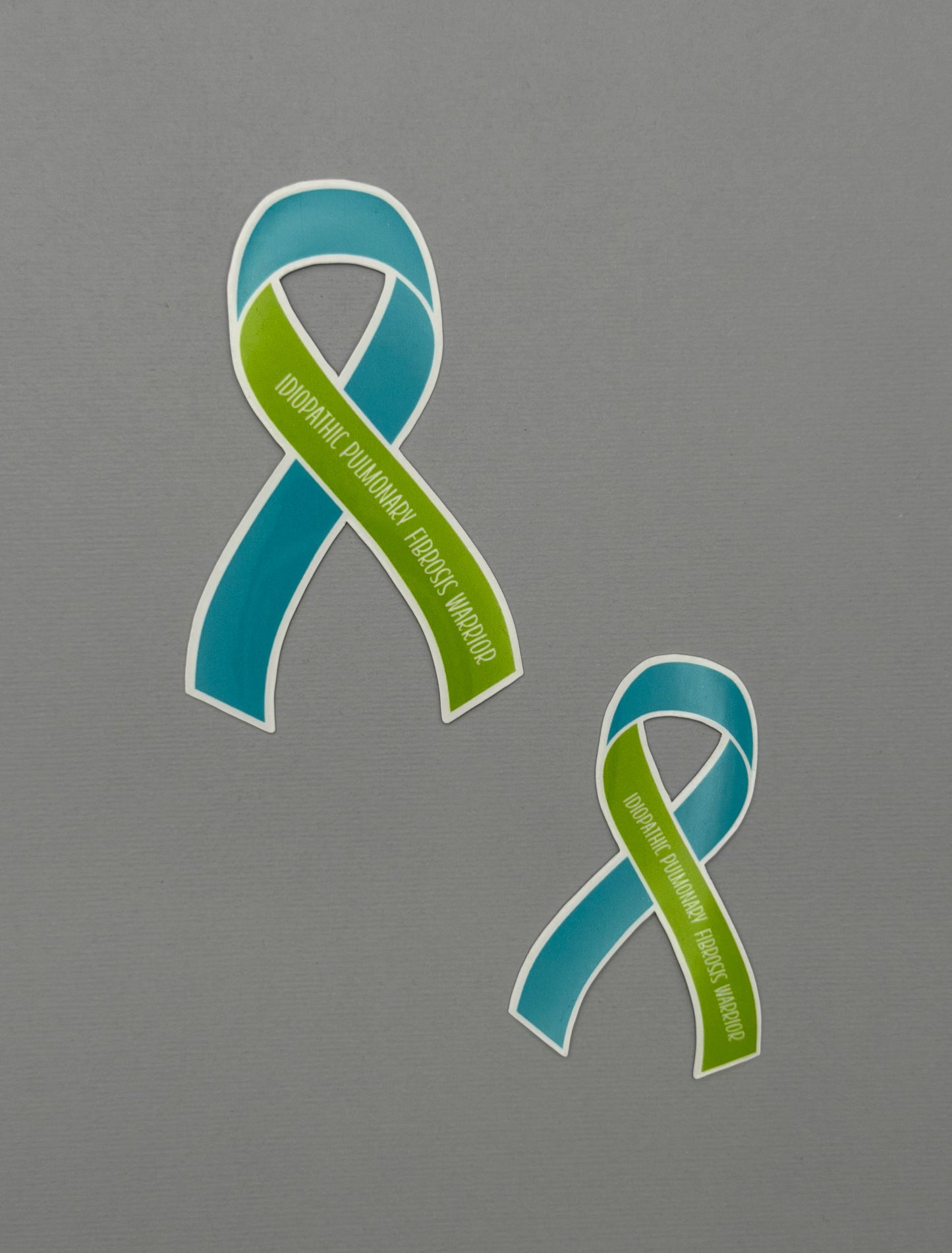 Idiopathic Pulmonary Fibrosis Warrior Ribbon Sticker or Magnet