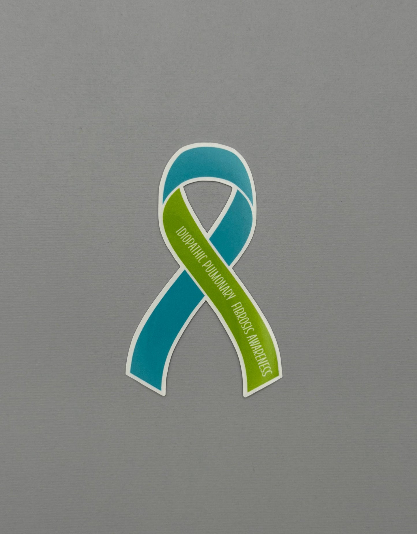 Idiopathic Pulmonary Fibrosis Awareness Ribbon Sticker or Magnet