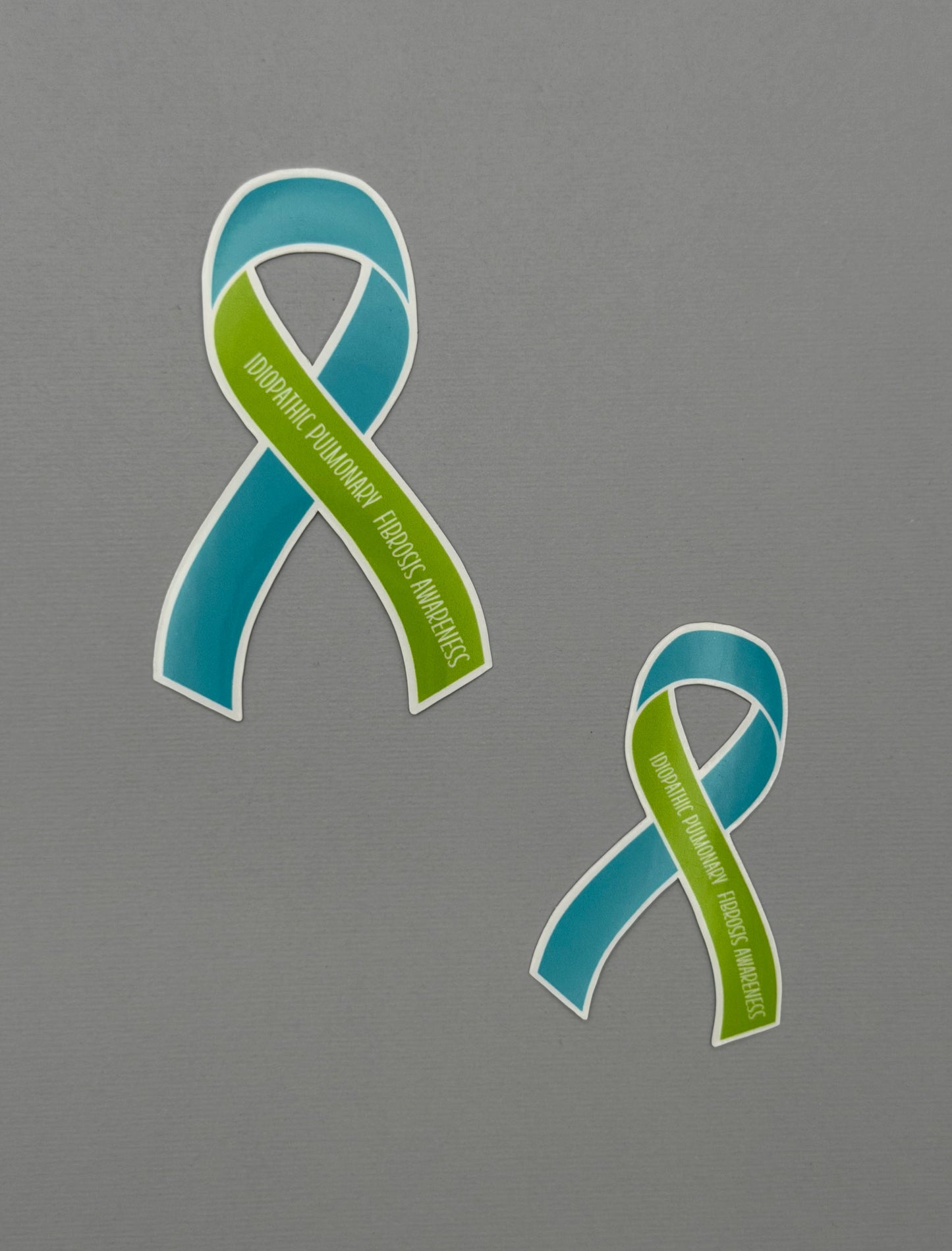 Idiopathic Pulmonary Fibrosis Awareness Ribbon Sticker or Magnet