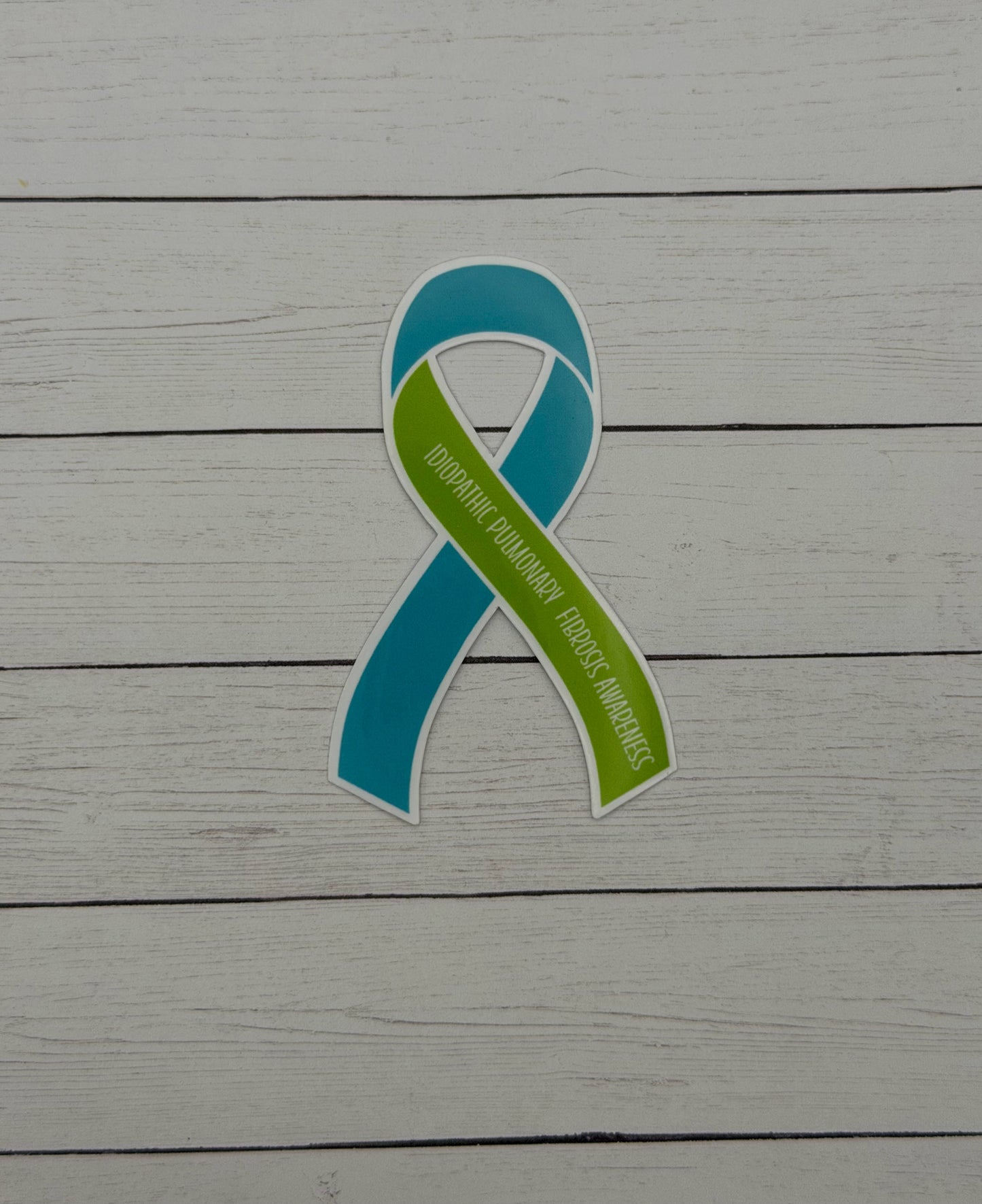 Idiopathic Pulmonary Fibrosis Awareness Ribbon Sticker or Magnet