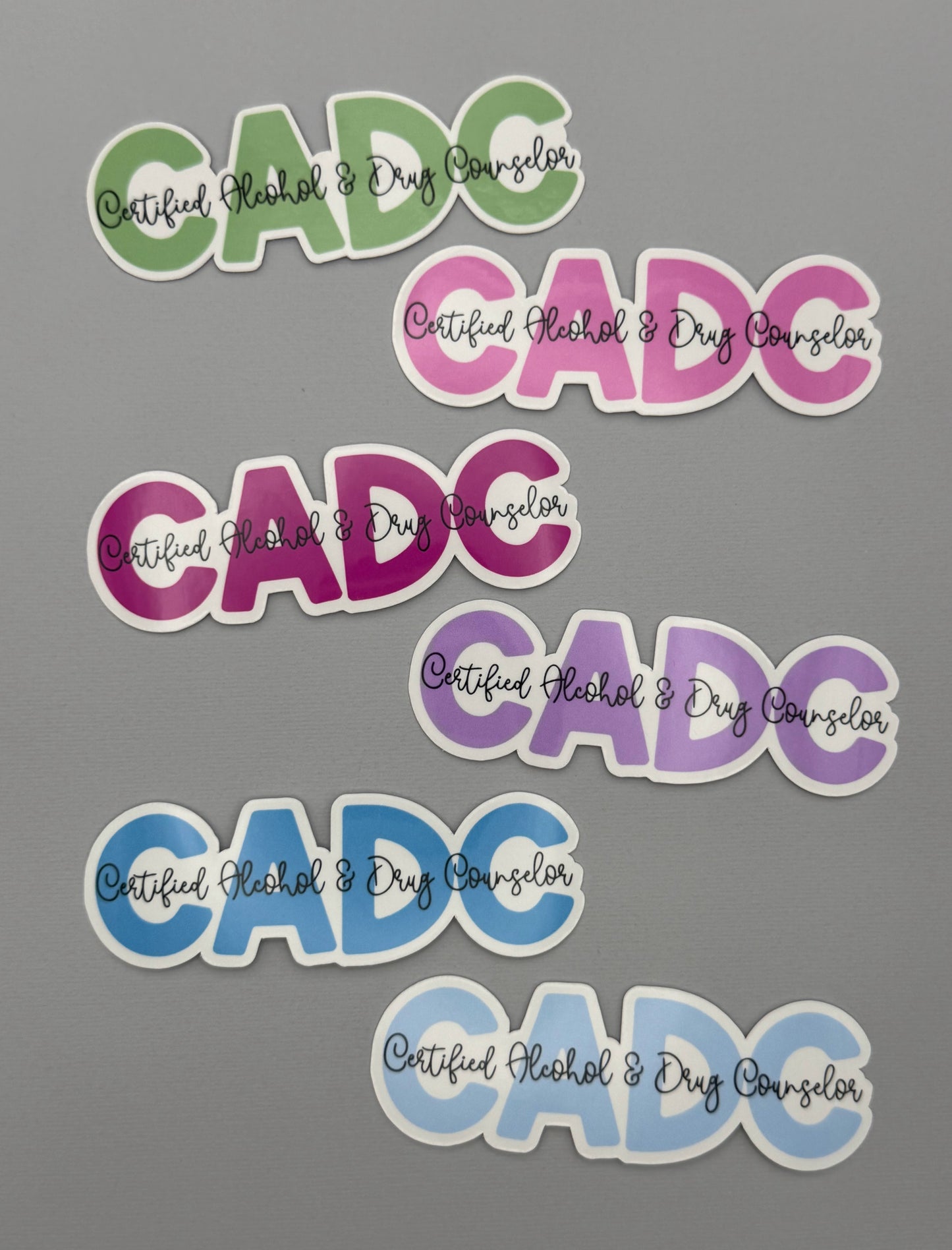 CADC - Certified Alcohol & Drug Counselor Sticker or Magnet