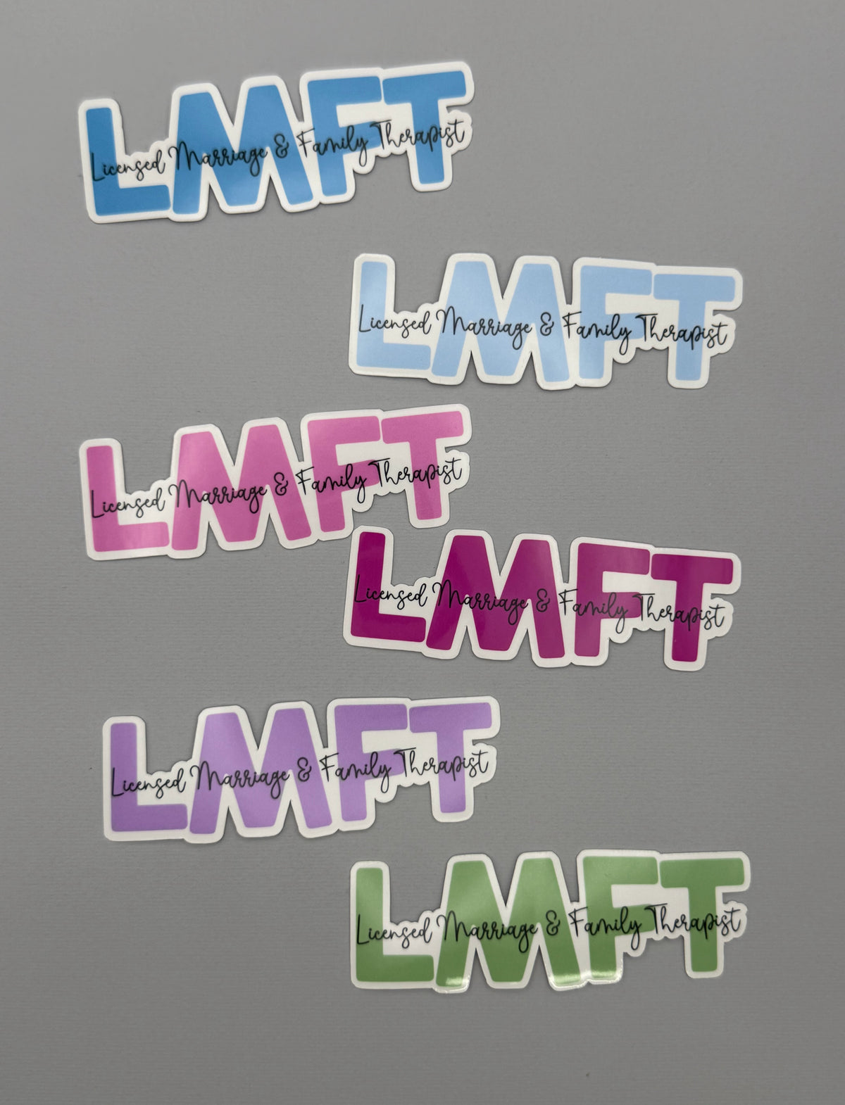 Licensed Marriage & Family Therapist Sticker or Magnet