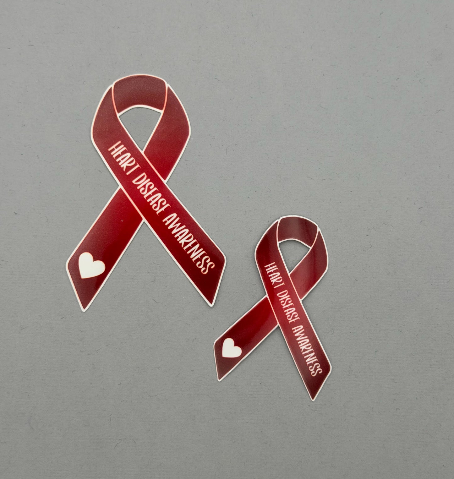 Heart Disease Awareness Ribbon Sticker