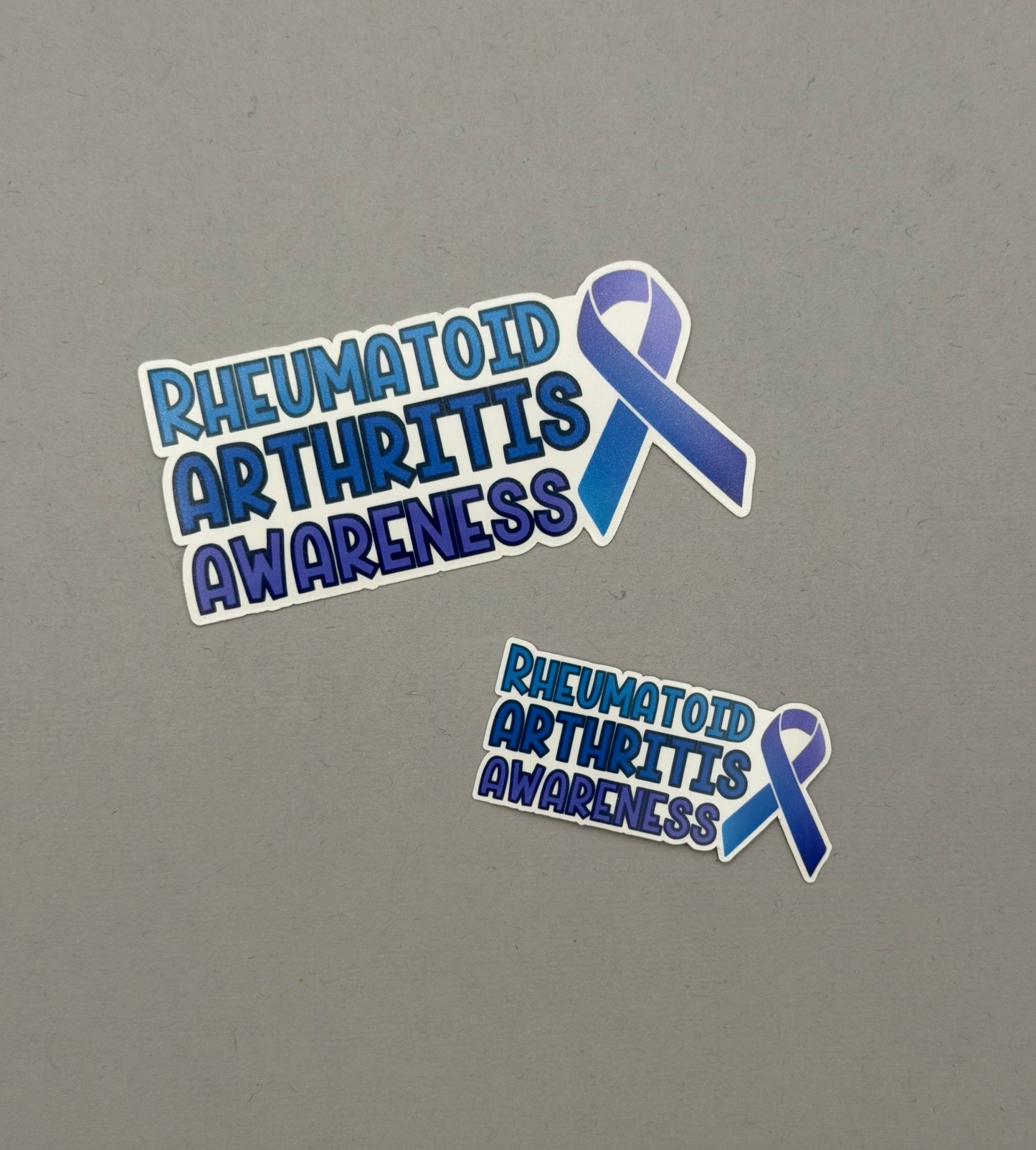 Rheumatoid Arthritis Awareness with Ribbon Sticker