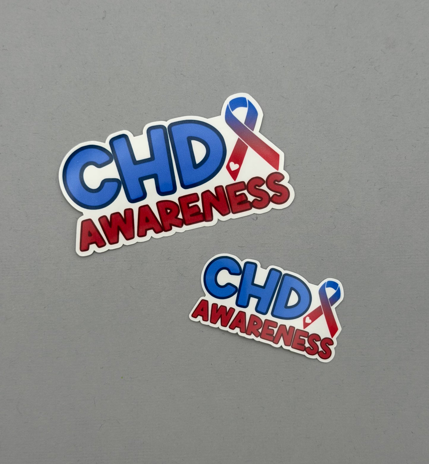 CHD Awareness with Ribbon Sticker or Magnet