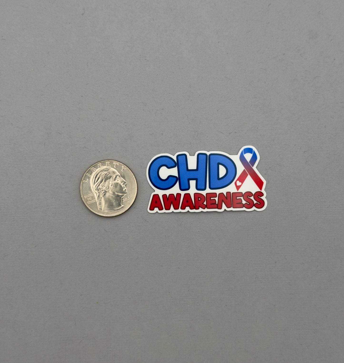 CHD Awareness with Ribbon Sticker or Magnet