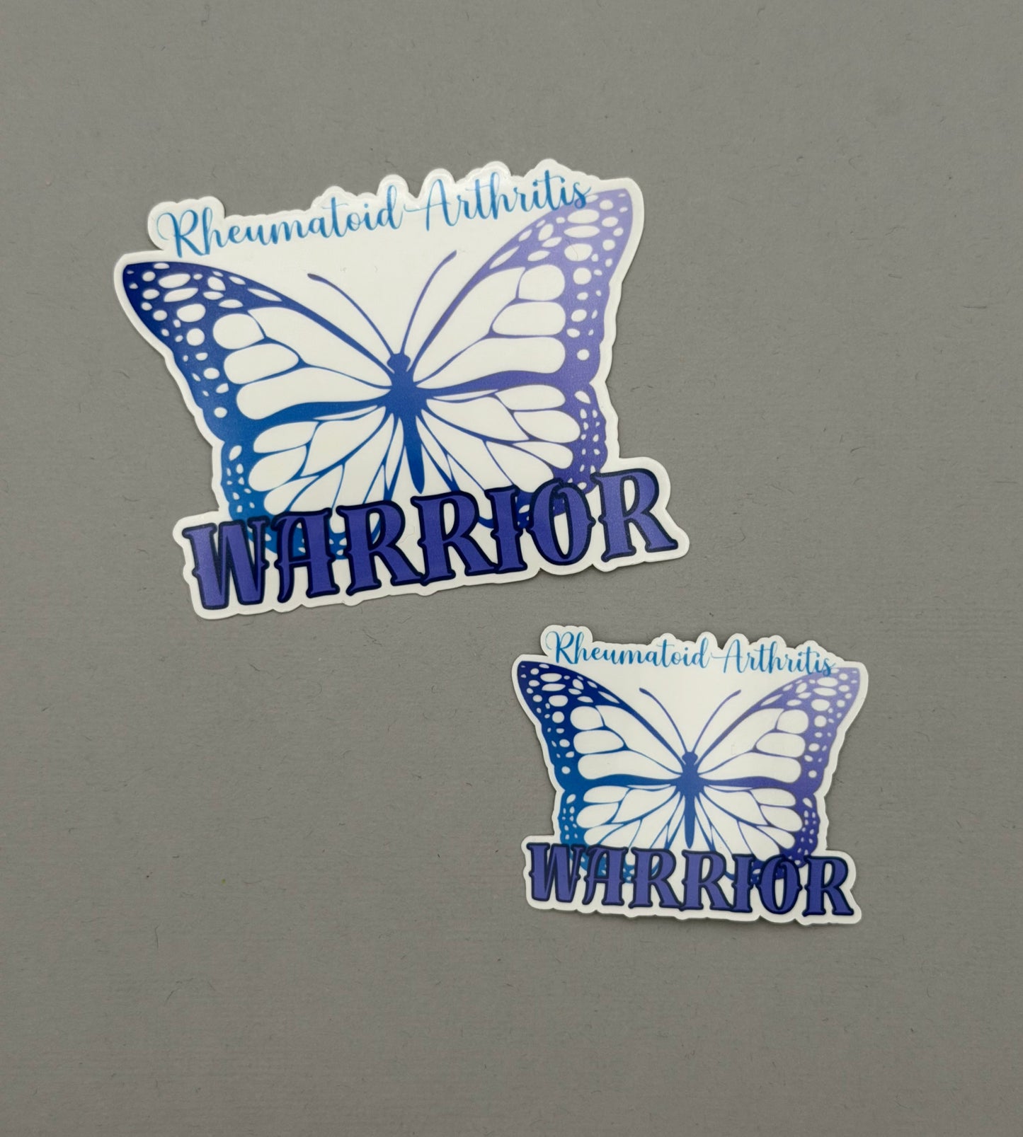Rheumatoid Arthritis Warrior Butterfly Sticker