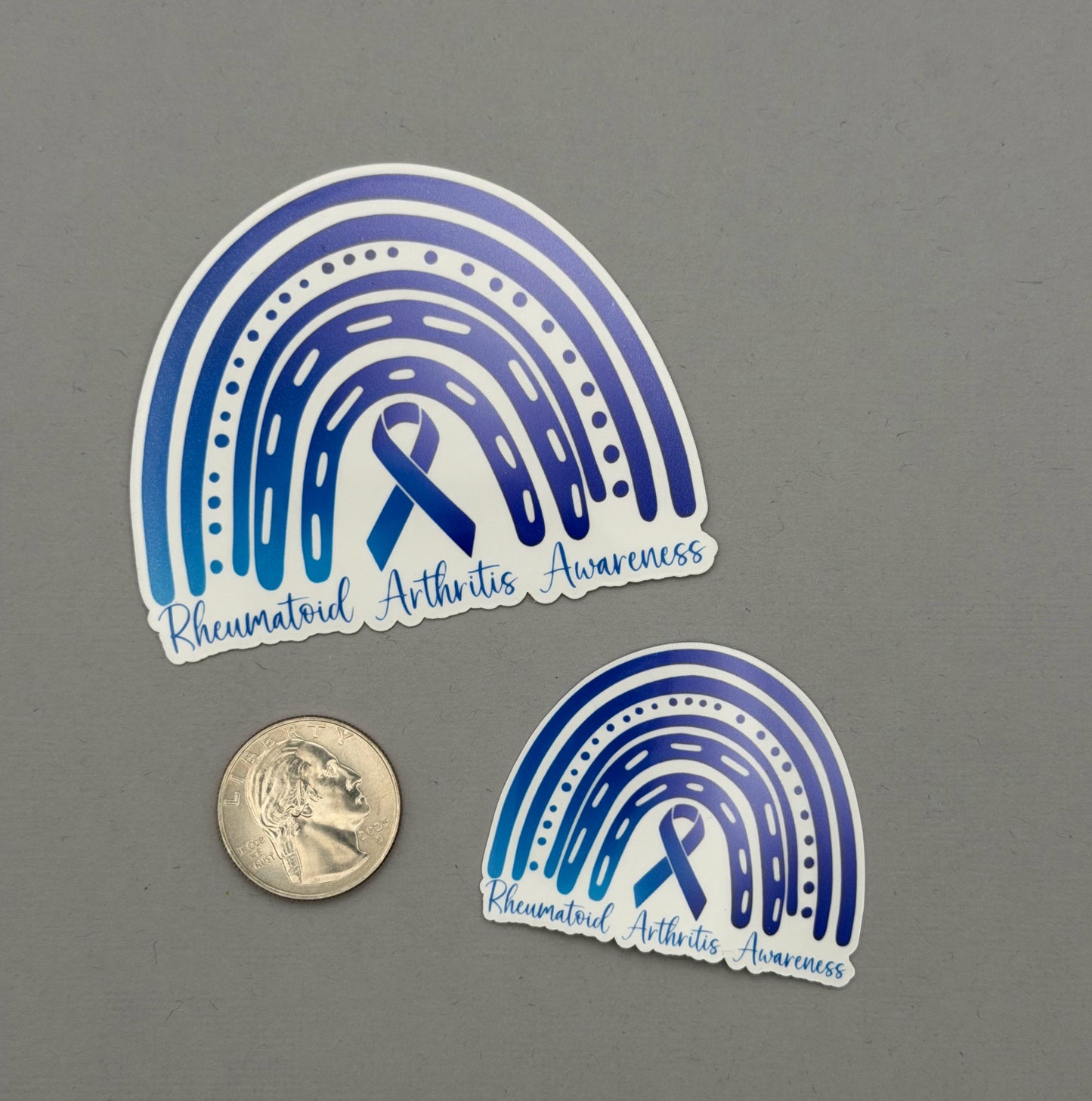 Rheumatoid Arthritis Awareness Rainbow Sticker