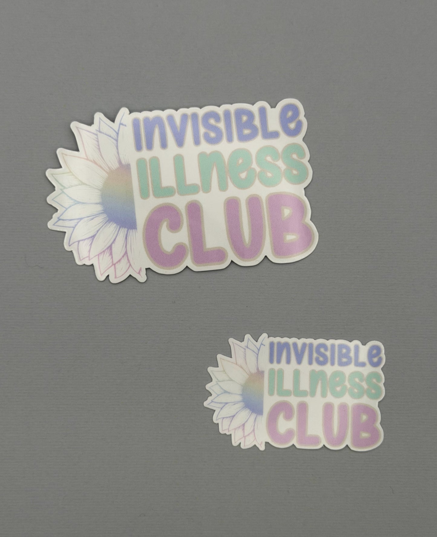 Invisible Illness Club Sunflower Sticker or Magnet