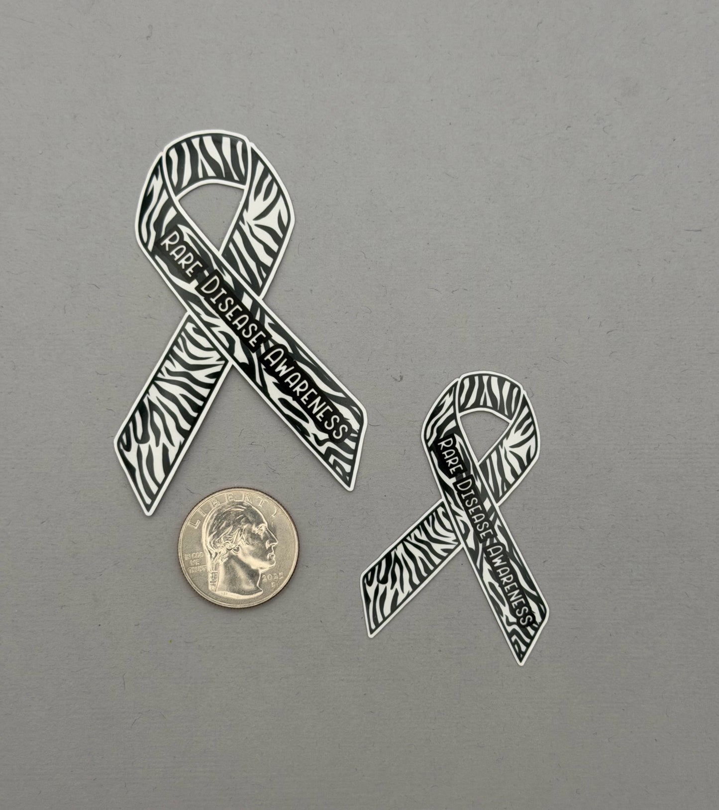 Rare Disease Awareness Ribbon Sticker or Magnet