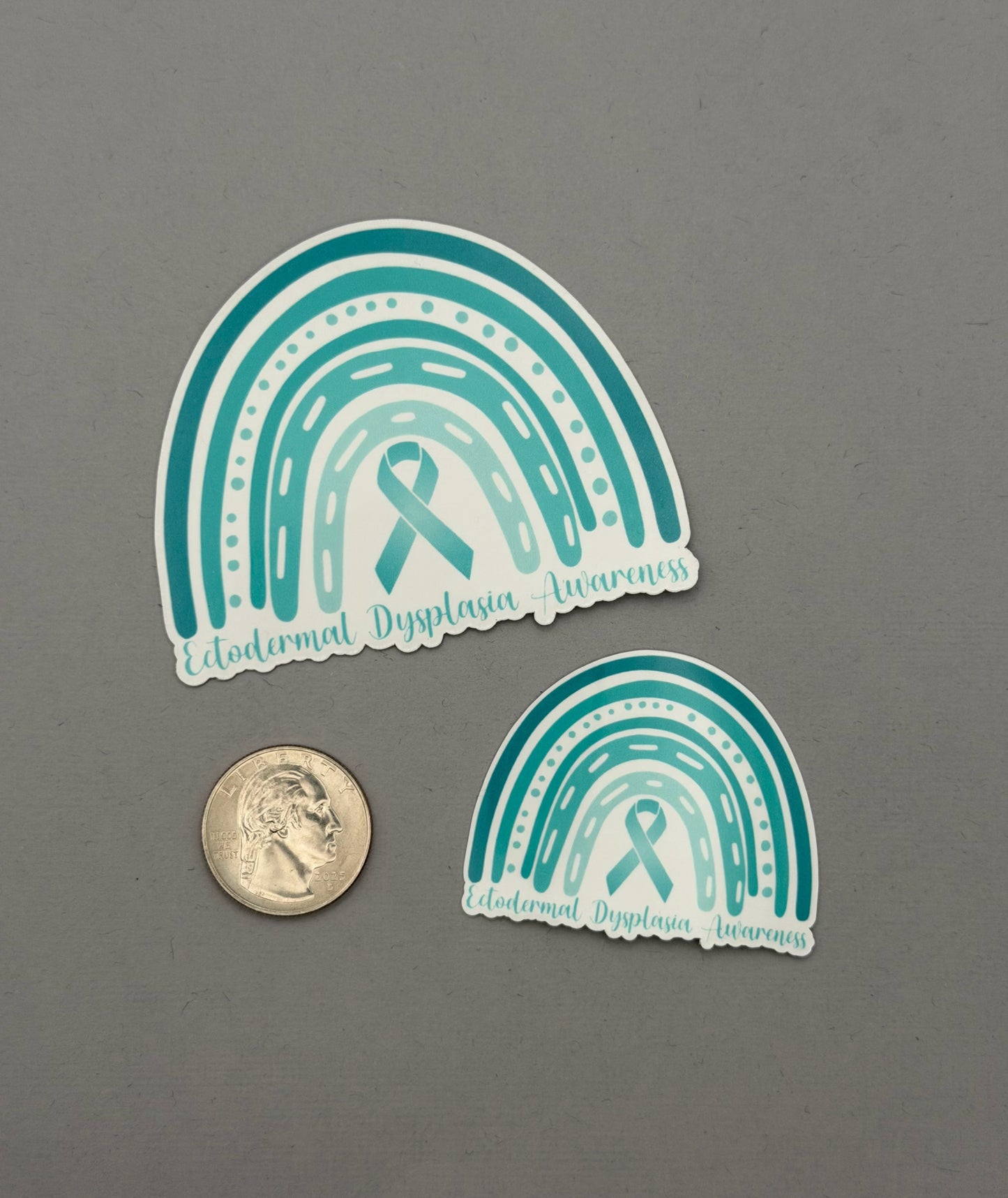 Ectodermal Dysplasia Awareness Rainbow Sticker