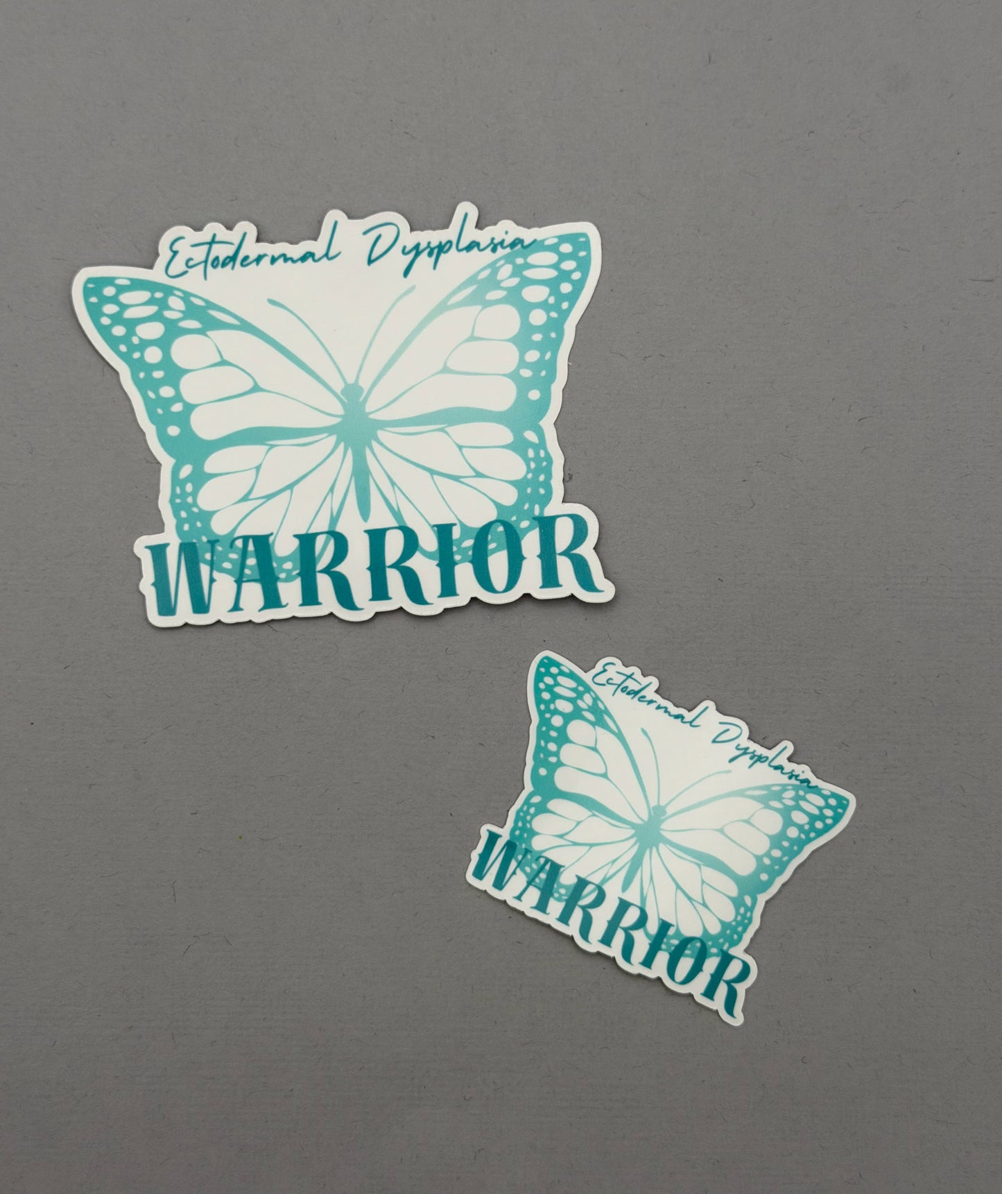 Ectodermal Dysplasia Warrior Butterfly Sticker