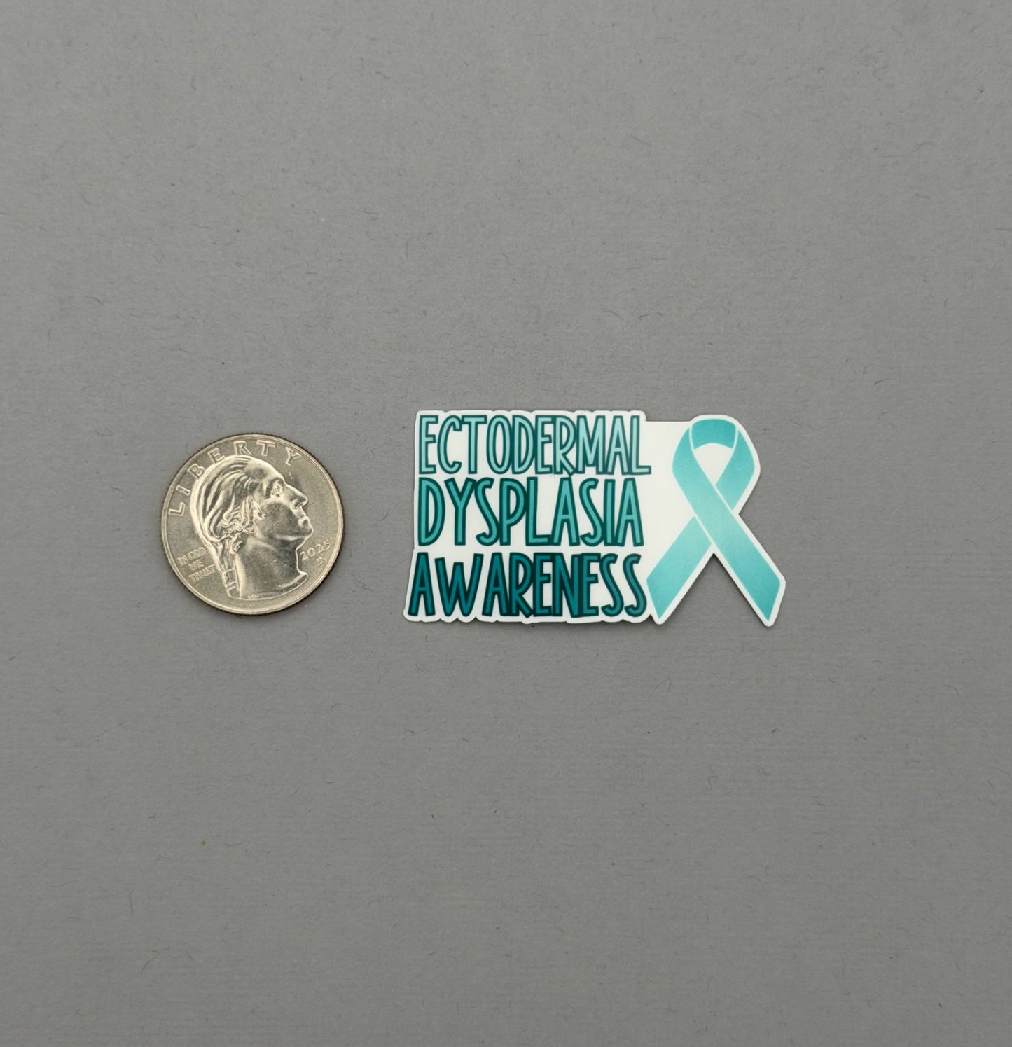 Ectodermal Dysplasia Awareness with Ribbon Sticker