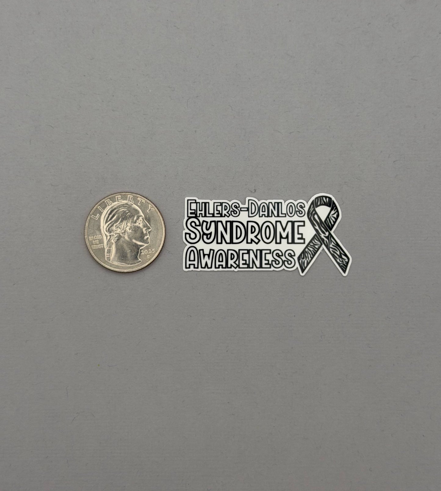 Ehlers–Danlos Syndrome Awareness with Ribbon Sticker