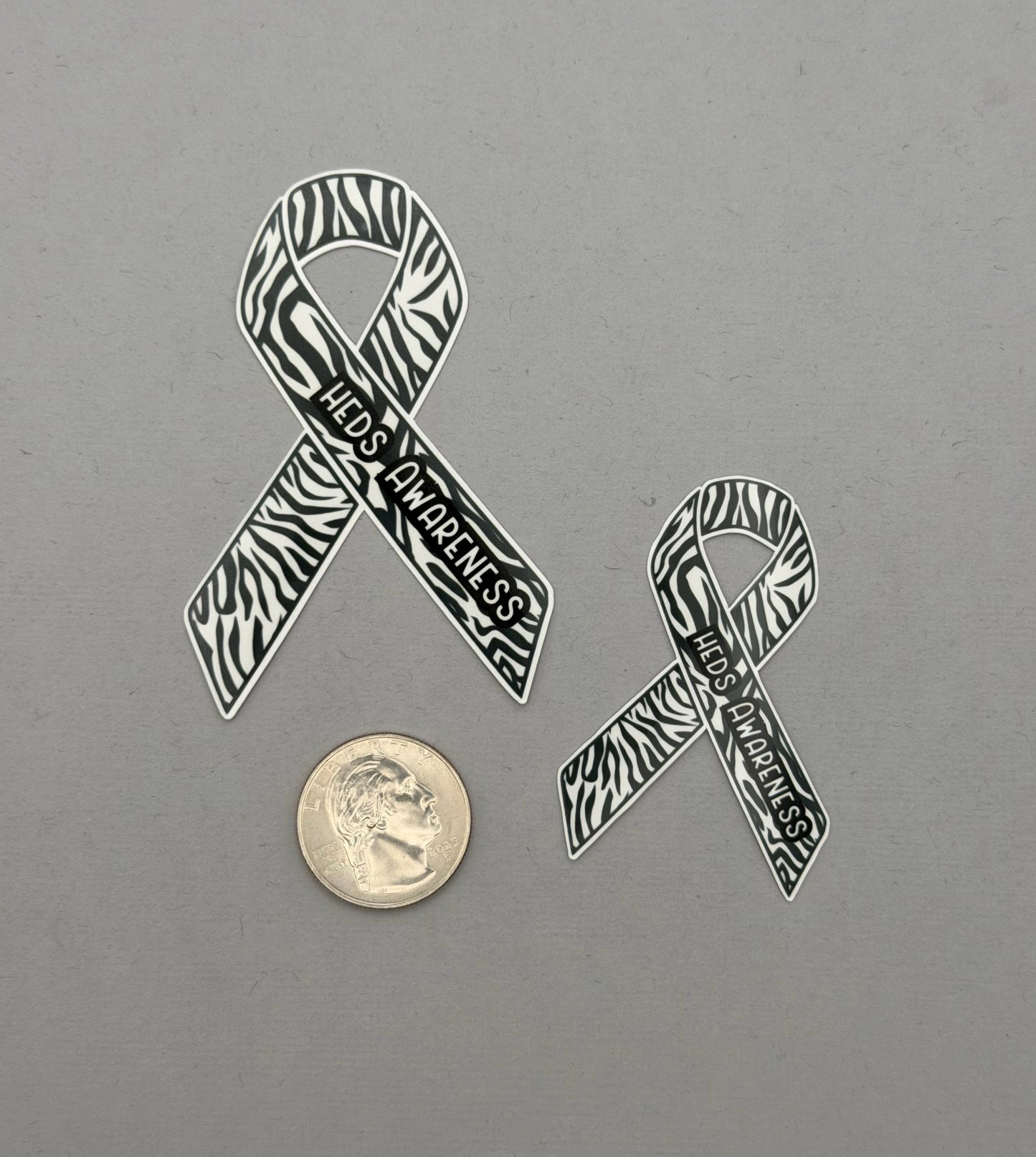 hEDS (Hypermobile Ehlers–Danlos Syndrome) Awareness Ribbon Sticker