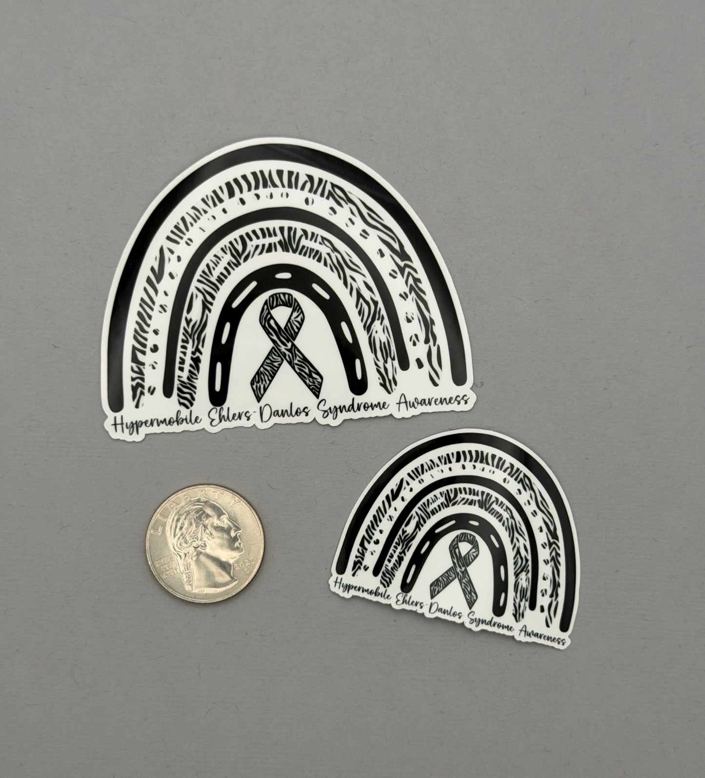 Hypermobile Ehlers–Danlos Syndrome Awareness Rainbow Sticker