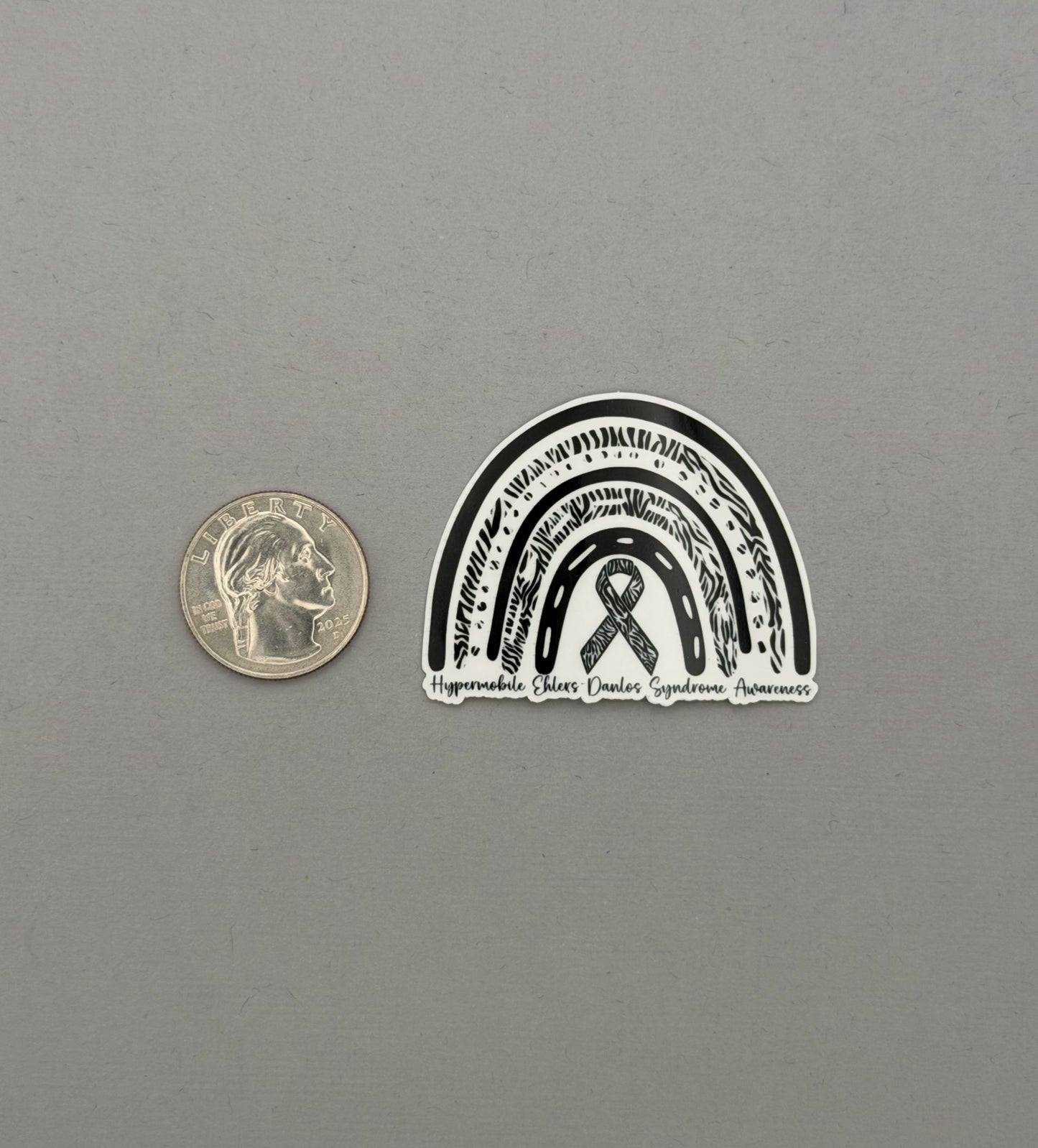 Hypermobile Ehlers–Danlos Syndrome Awareness Rainbow Sticker