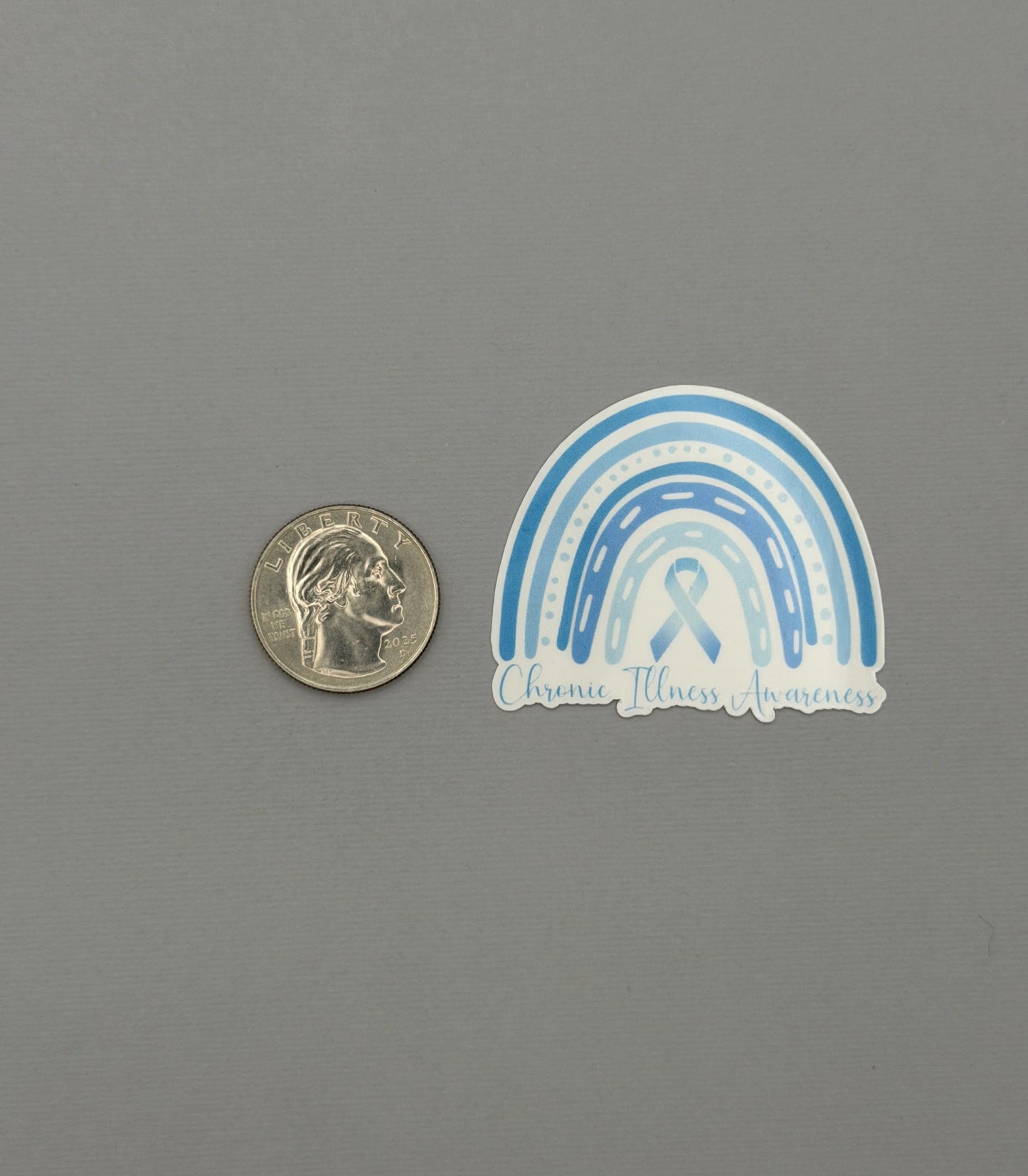 Chronic Illness Awareness Rainbow Sticker or Magnet