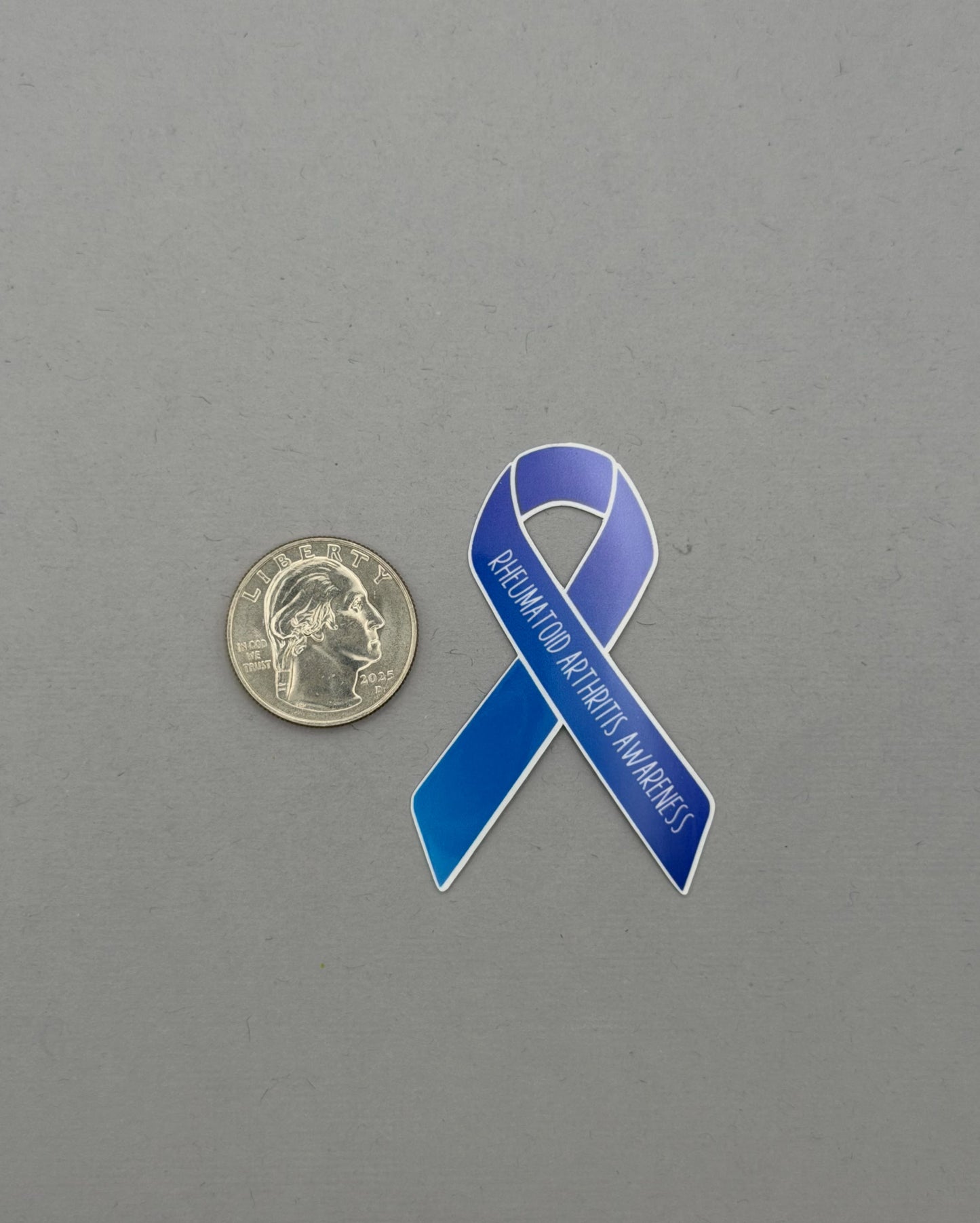 Rheumatoid Arthritis Awareness Ribbon Sticker
