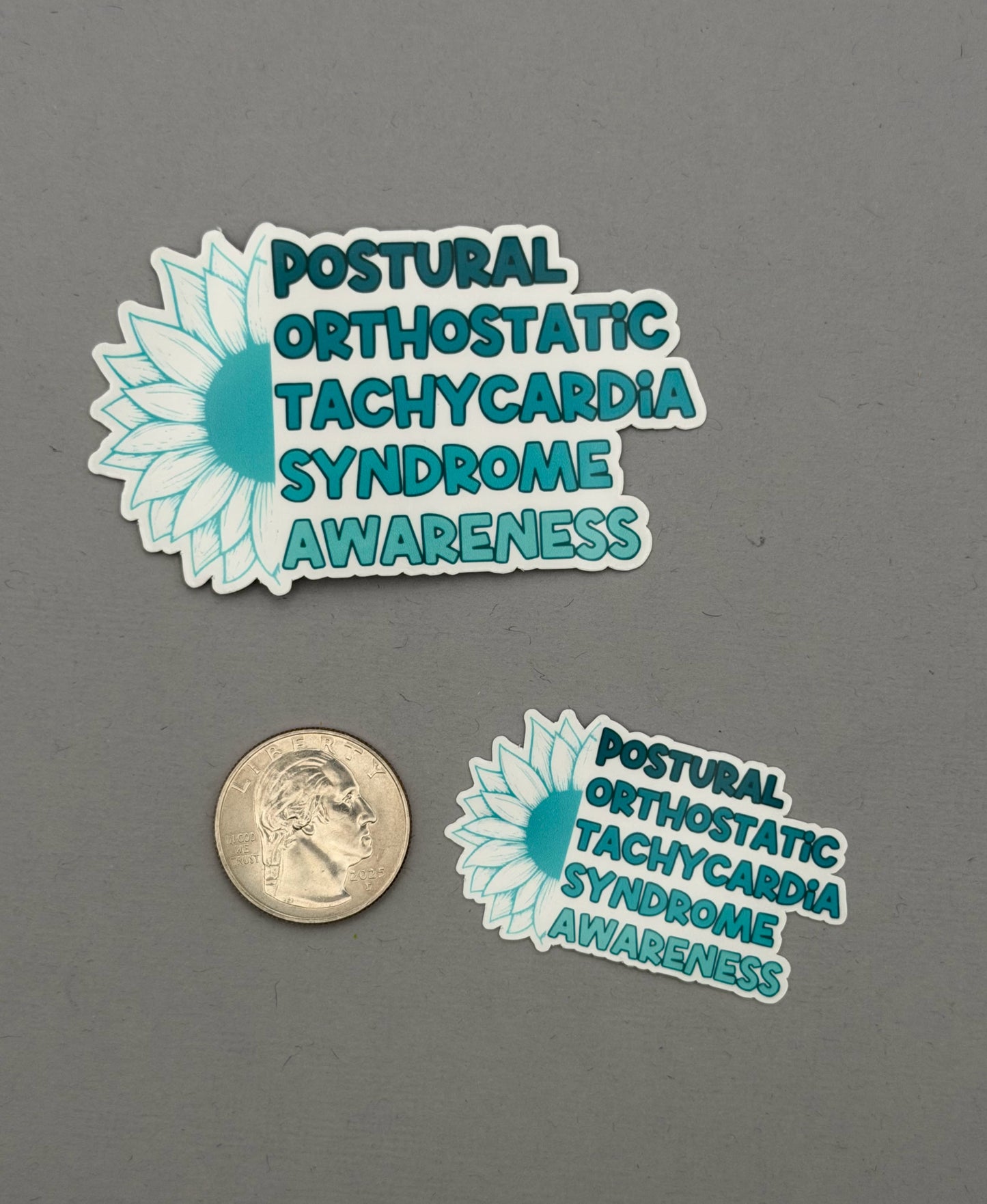 POTS Awareness Sunflower Sticker