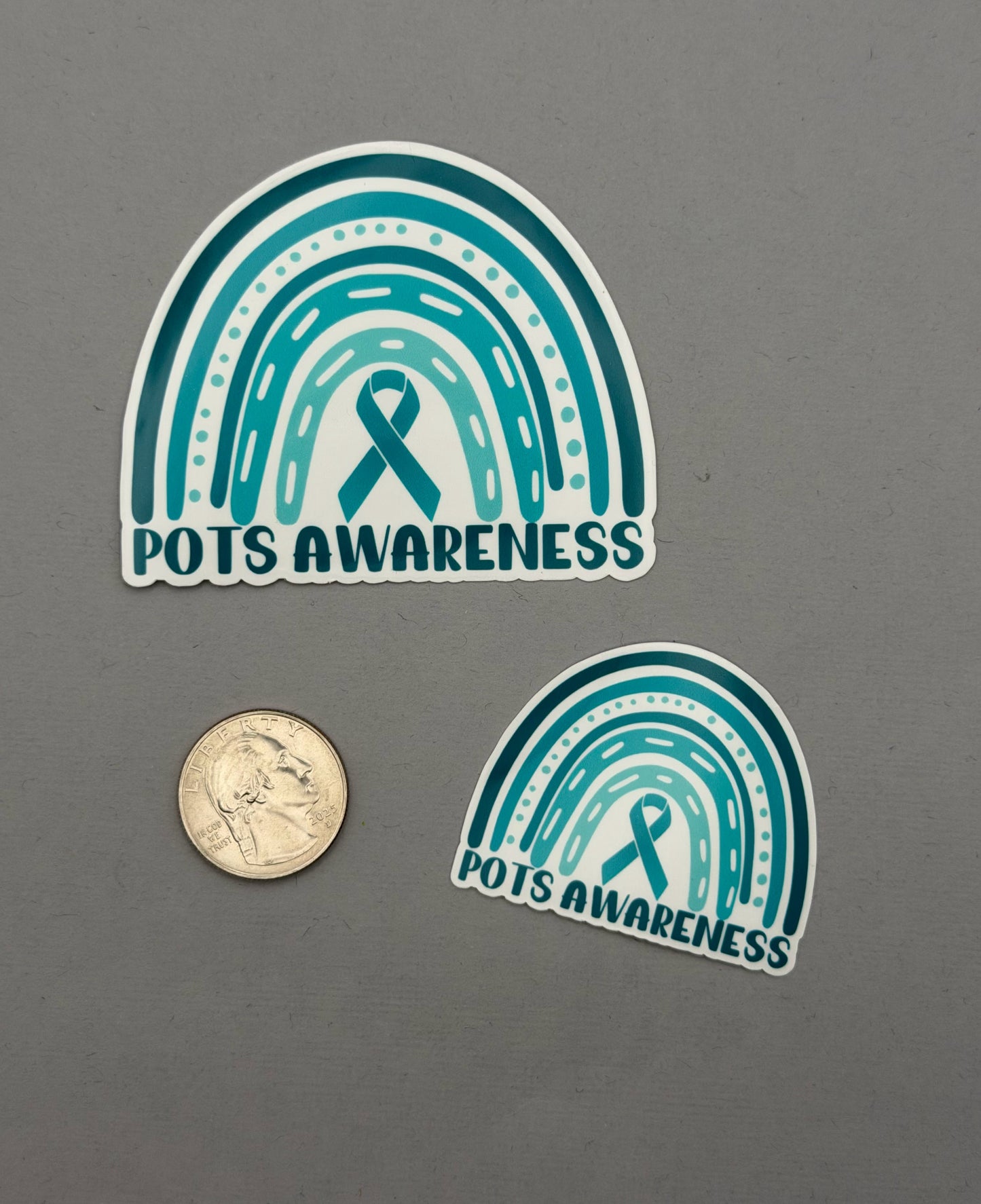 POTS Awareness Rainbow Sticker