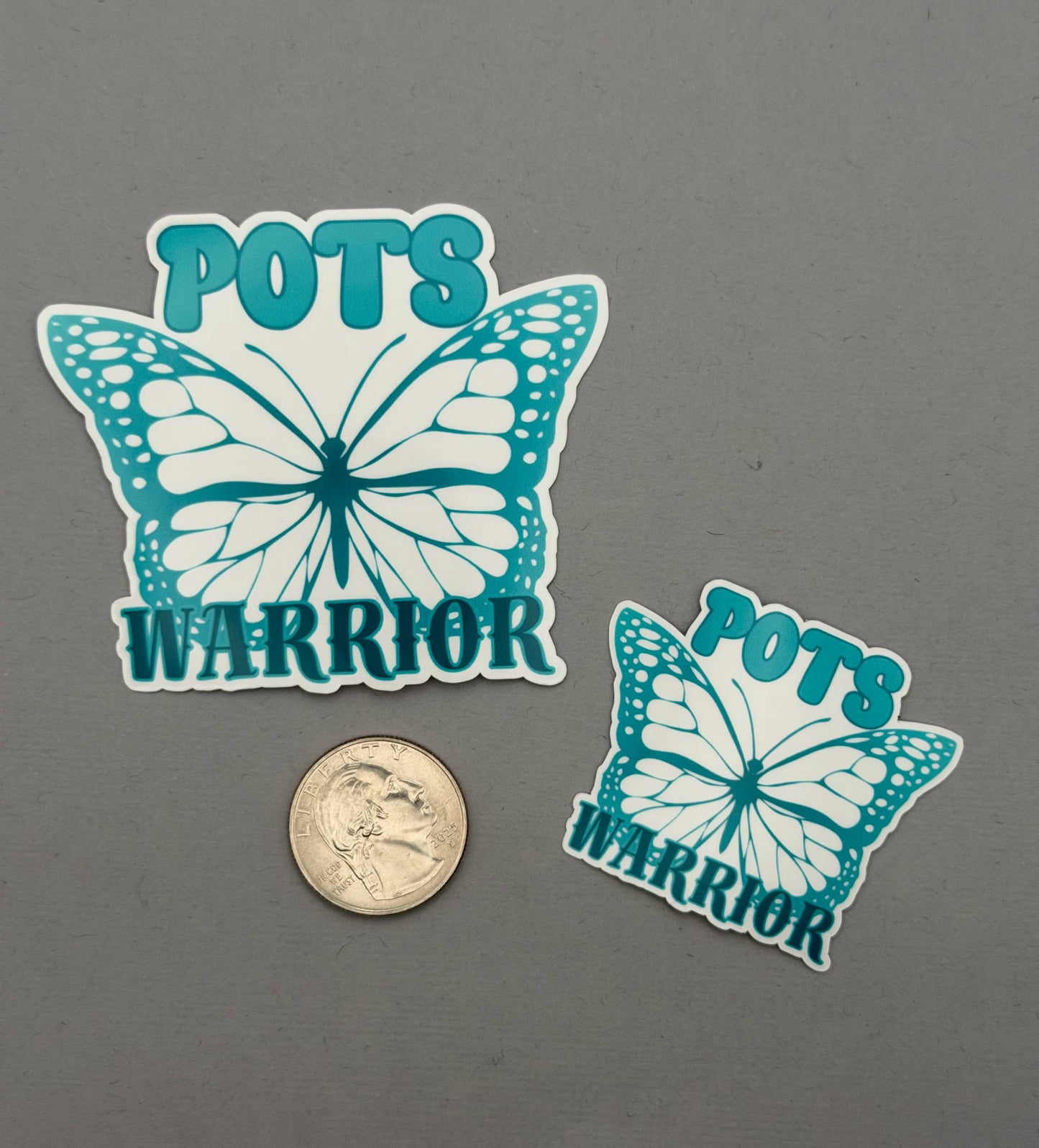 POTS Warrior Butterfly Sticker