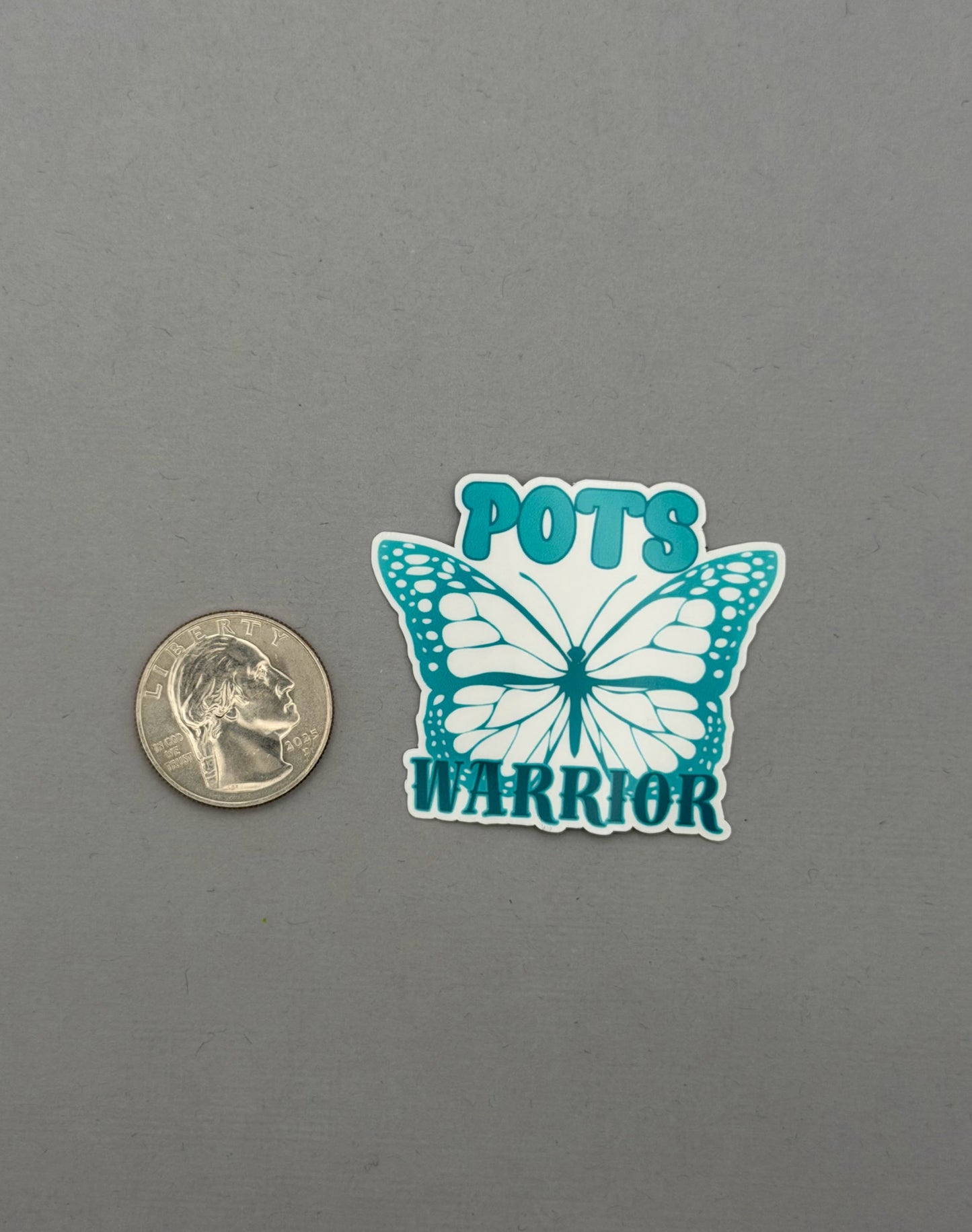 POTS Warrior Butterfly Sticker