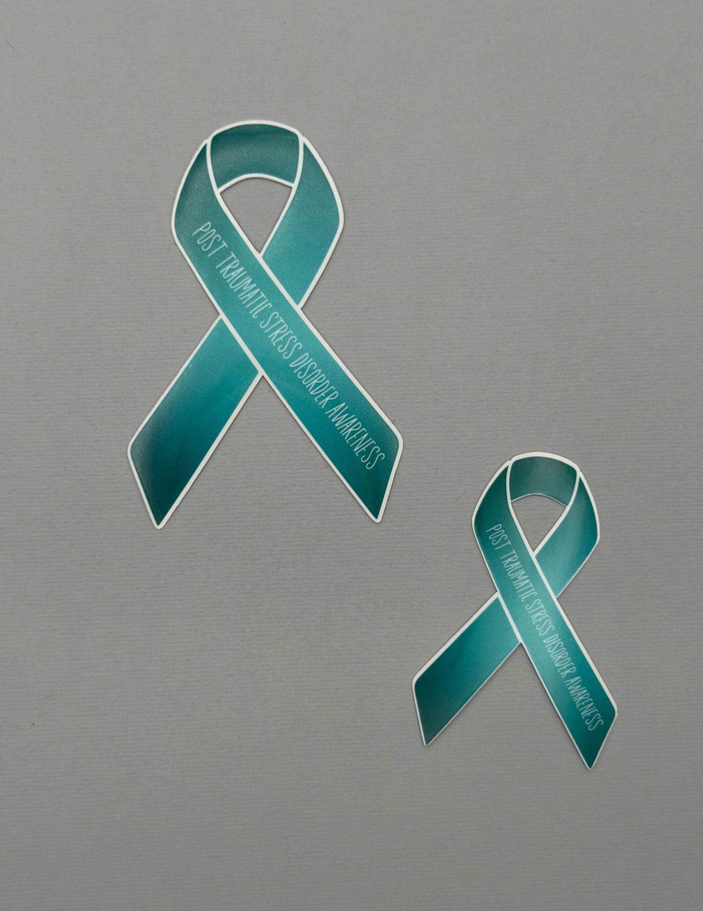 Post Traumatic Stress Disorder Awareness Ribbon Sticker or Magnet
