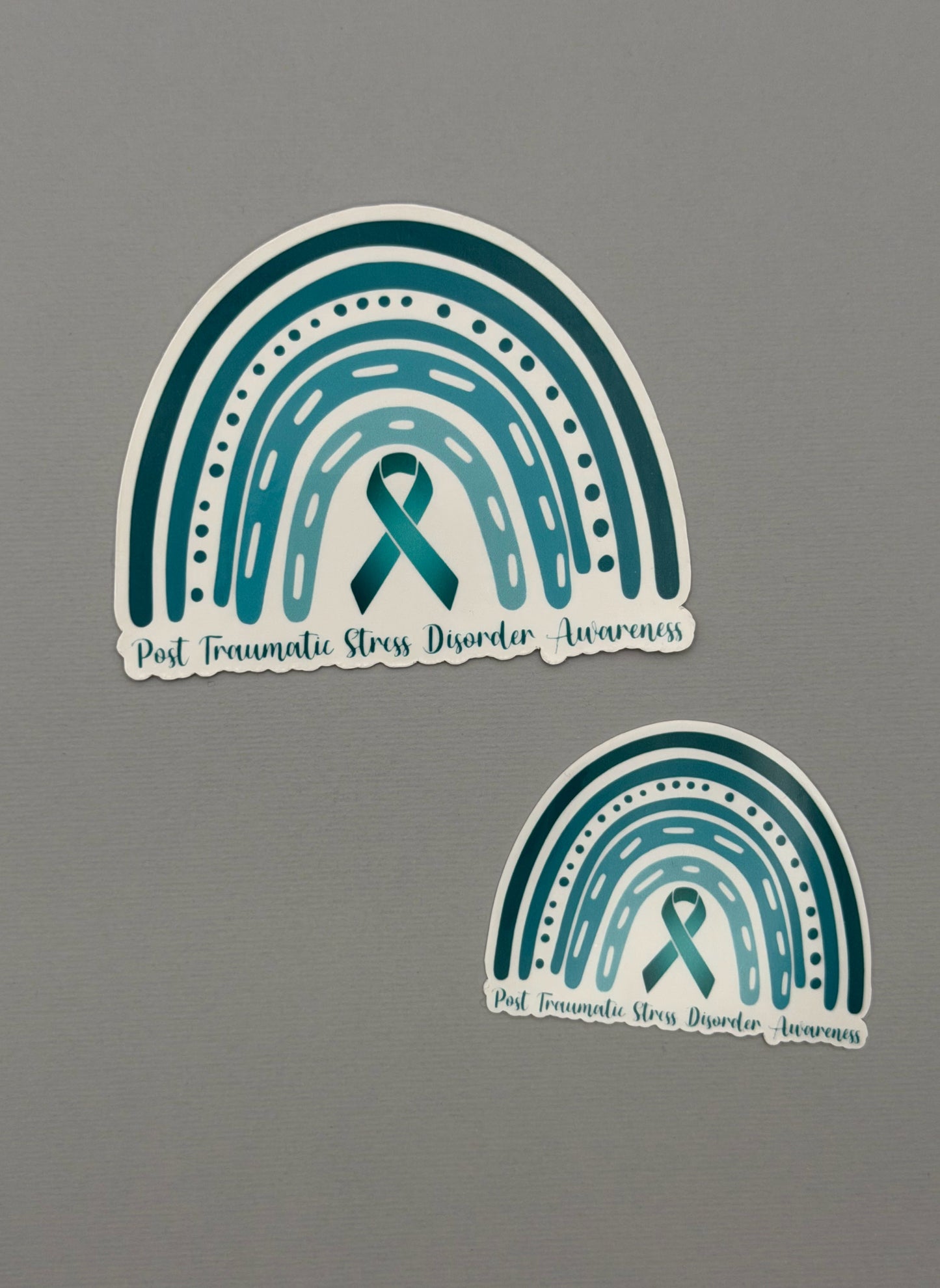 PTSD Awareness Rainbow Sticker or Magnet
